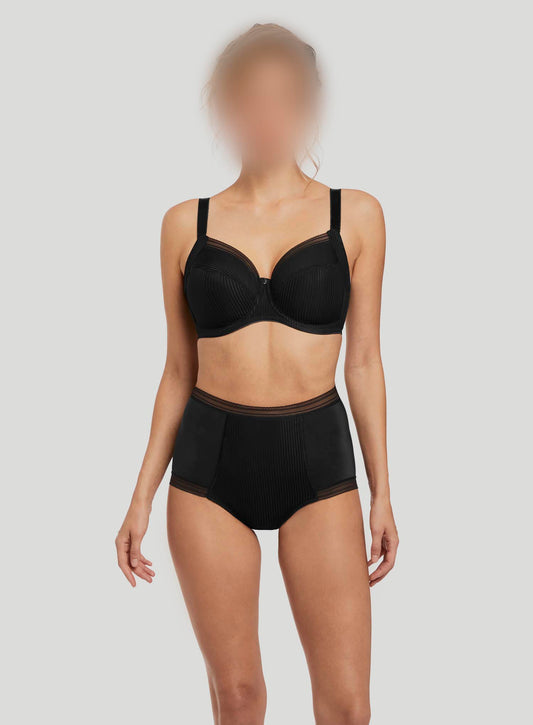 Fantasie: Fusion High Waist Brief Black