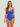 Fantasie Swimwear: Beach Waves Underwired Twist Front One Piece With Adjustable Leg Ultramarine