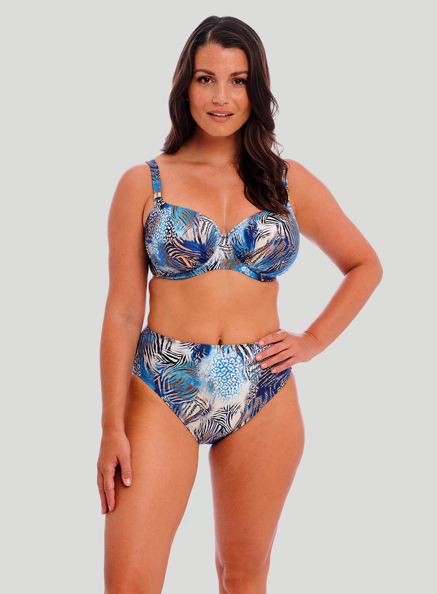 Fantasie Swimwear: Seraya Sands High Waist Bikini Brief Denim