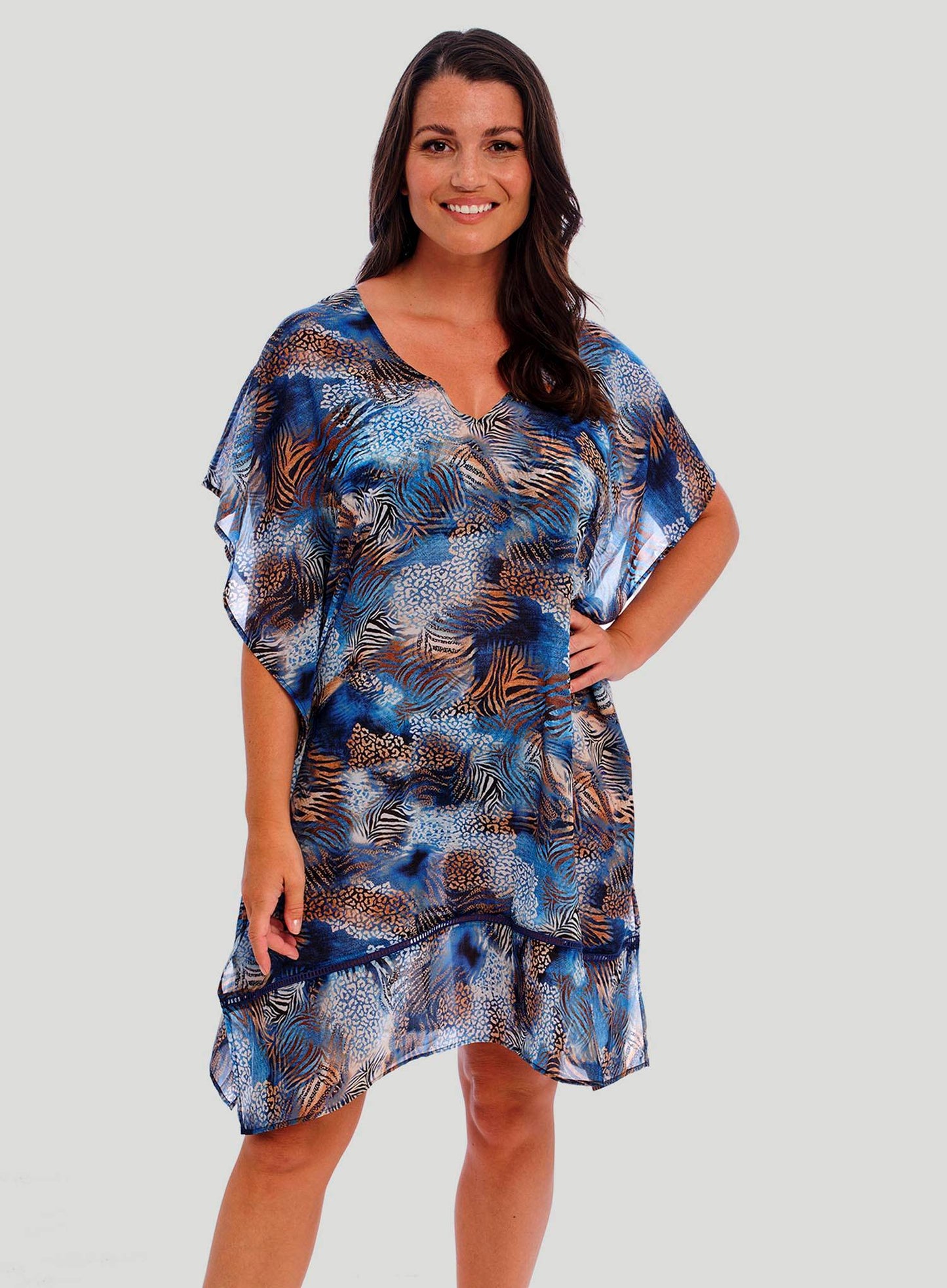 Fantasie Swimwear: Seraya Sands Kaftan Denim