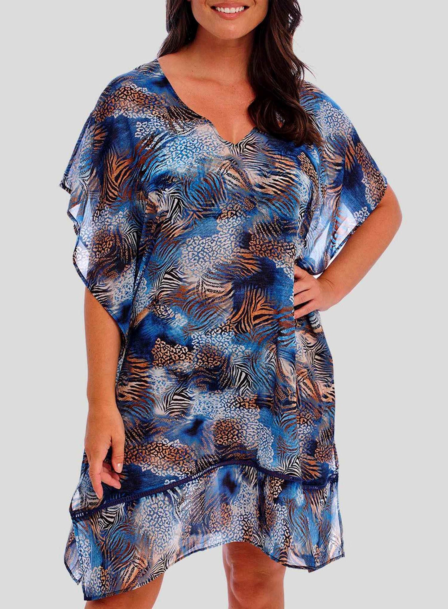 Fantasie Swimwear: Seraya Sands Kaftan Denim