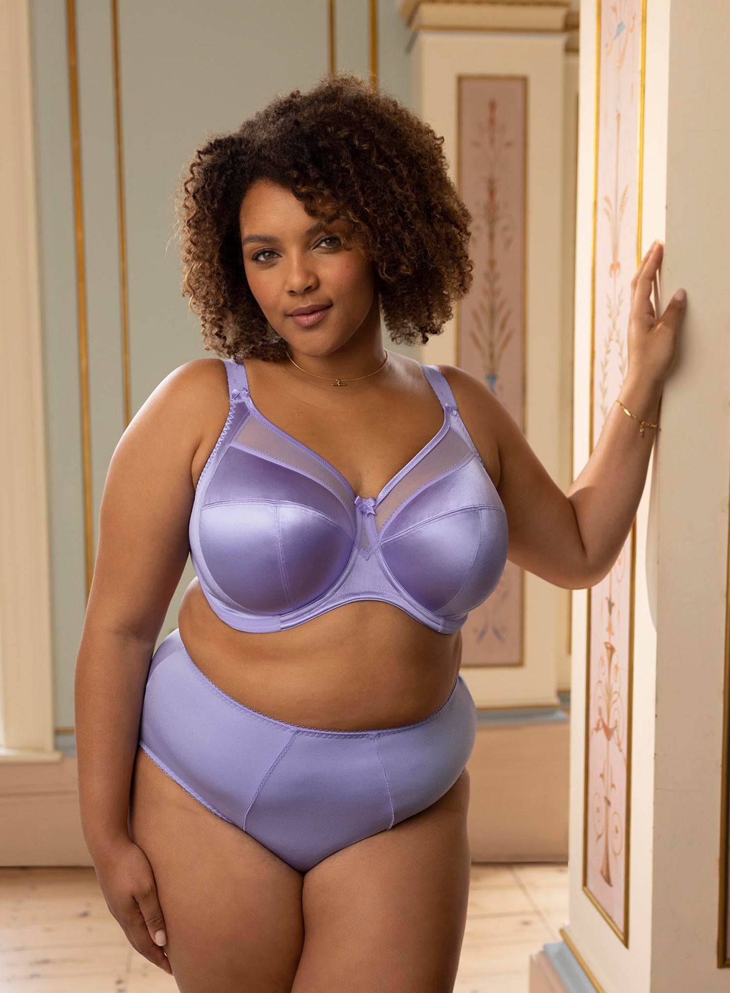 Goddess: Keira Banded Underwired Bra Jacaranda