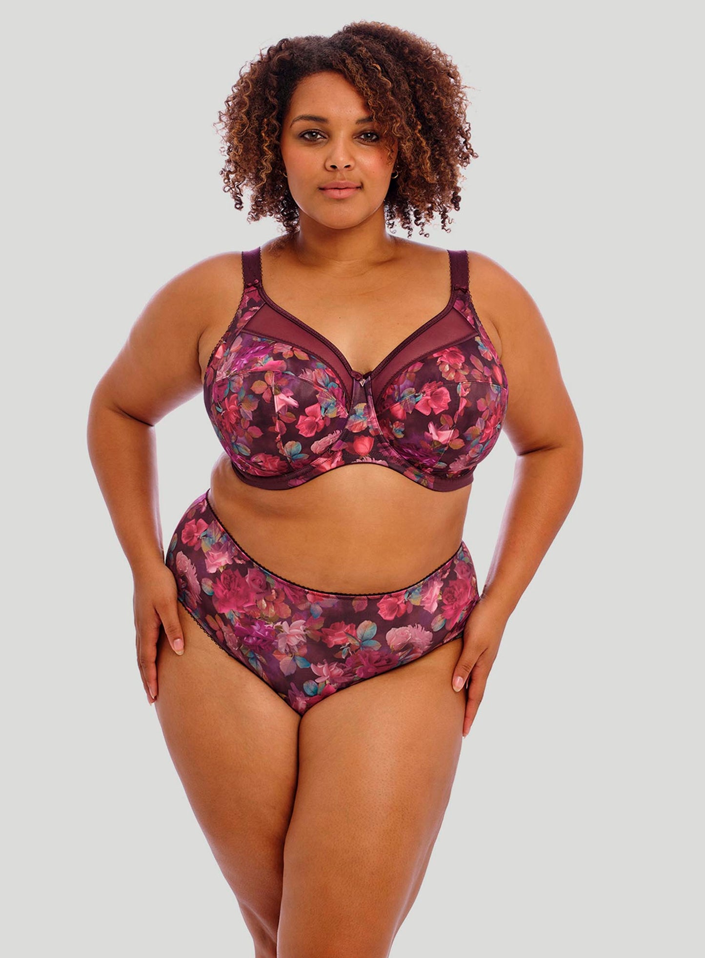 Goddess: Kayla Banded Underwired Bra Plum Rose