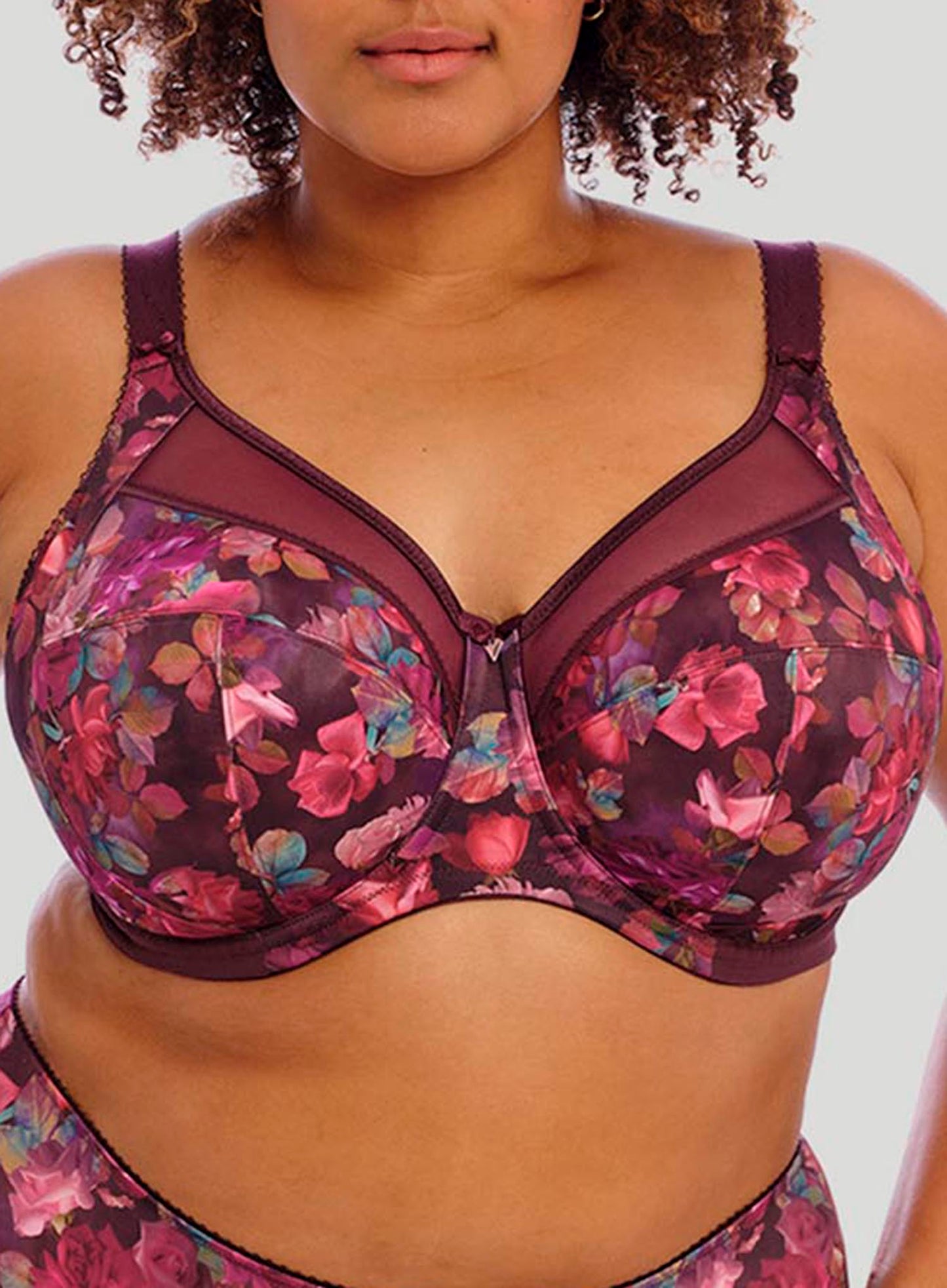 Goddess: Kayla Banded Underwired Bra Plum Rose