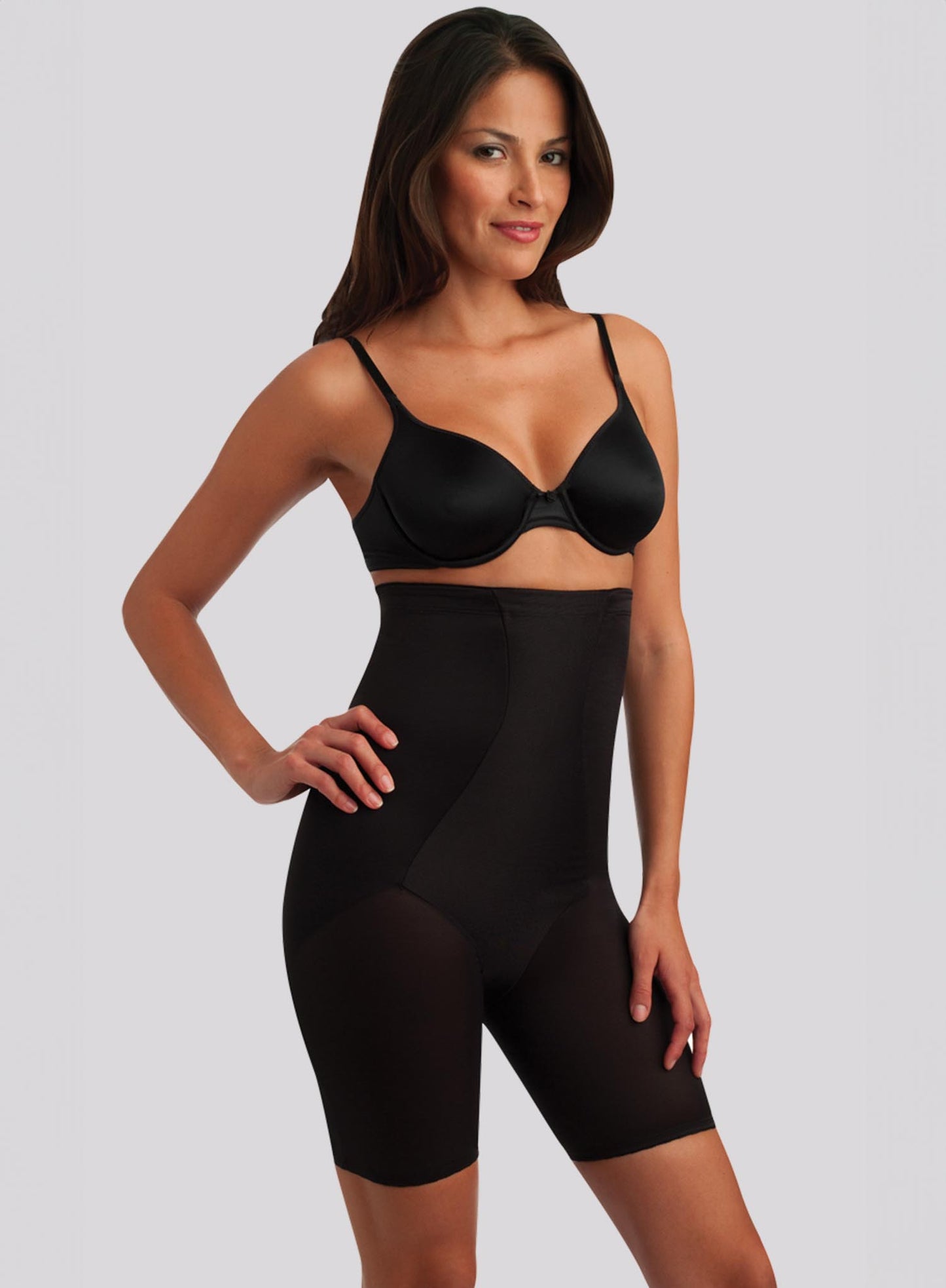 Miraclesuit: High Waist Thigh Slimmer Black