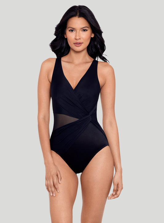 Miraclesuit Swimwear: Illusionists Circe Shaping One Piece Black