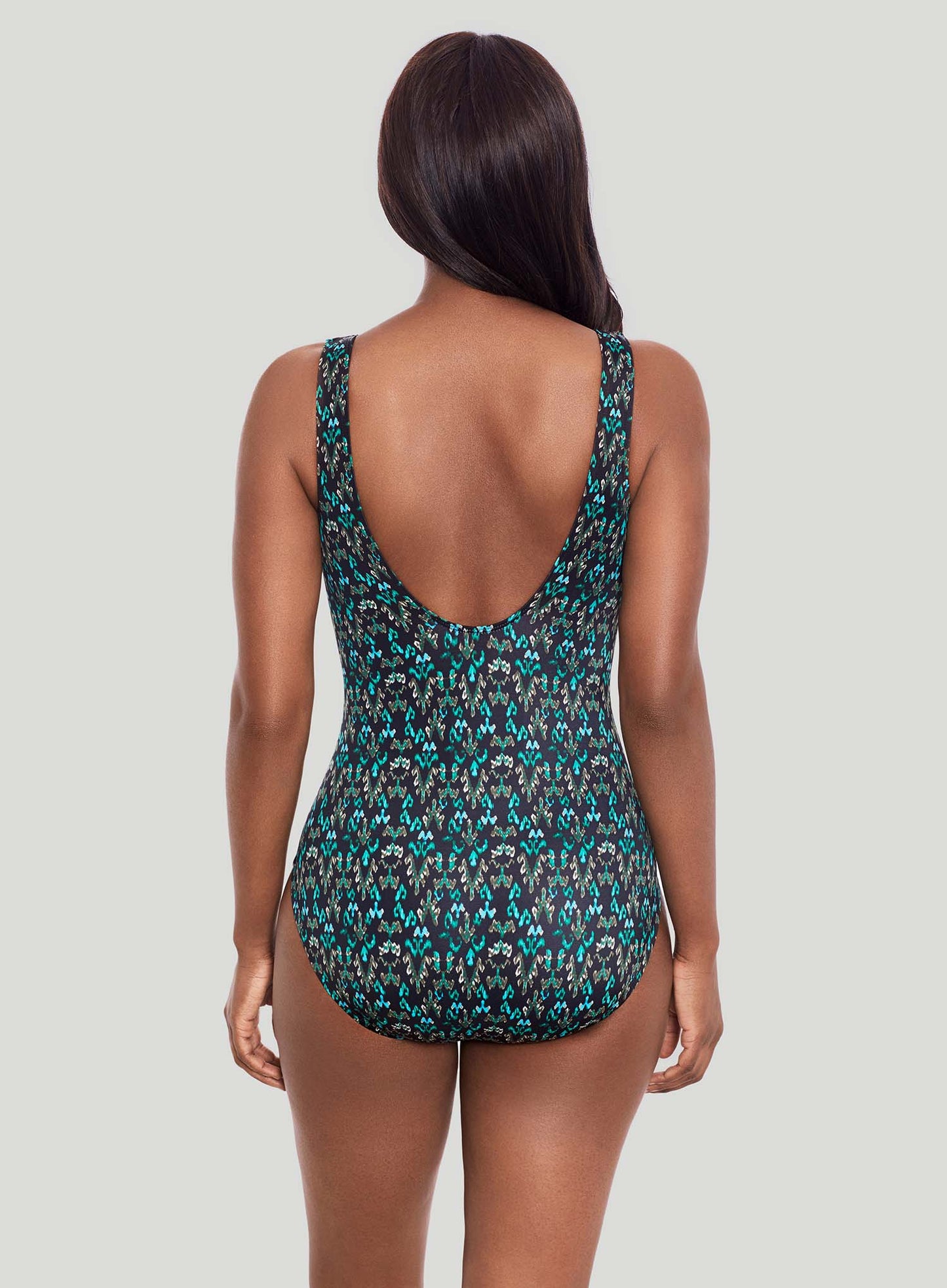 Miraclesuit Swimwear: Bijoux Escape Underwired Shaping One Piece Black Multi