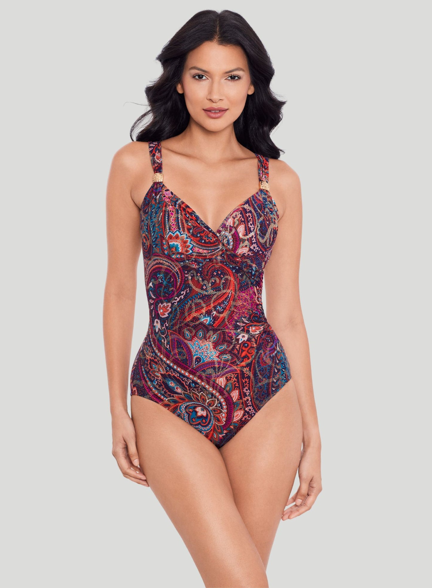 Miraclesuit Swimwear: Dynasty Siren Crossover Shaping One Piece Multi