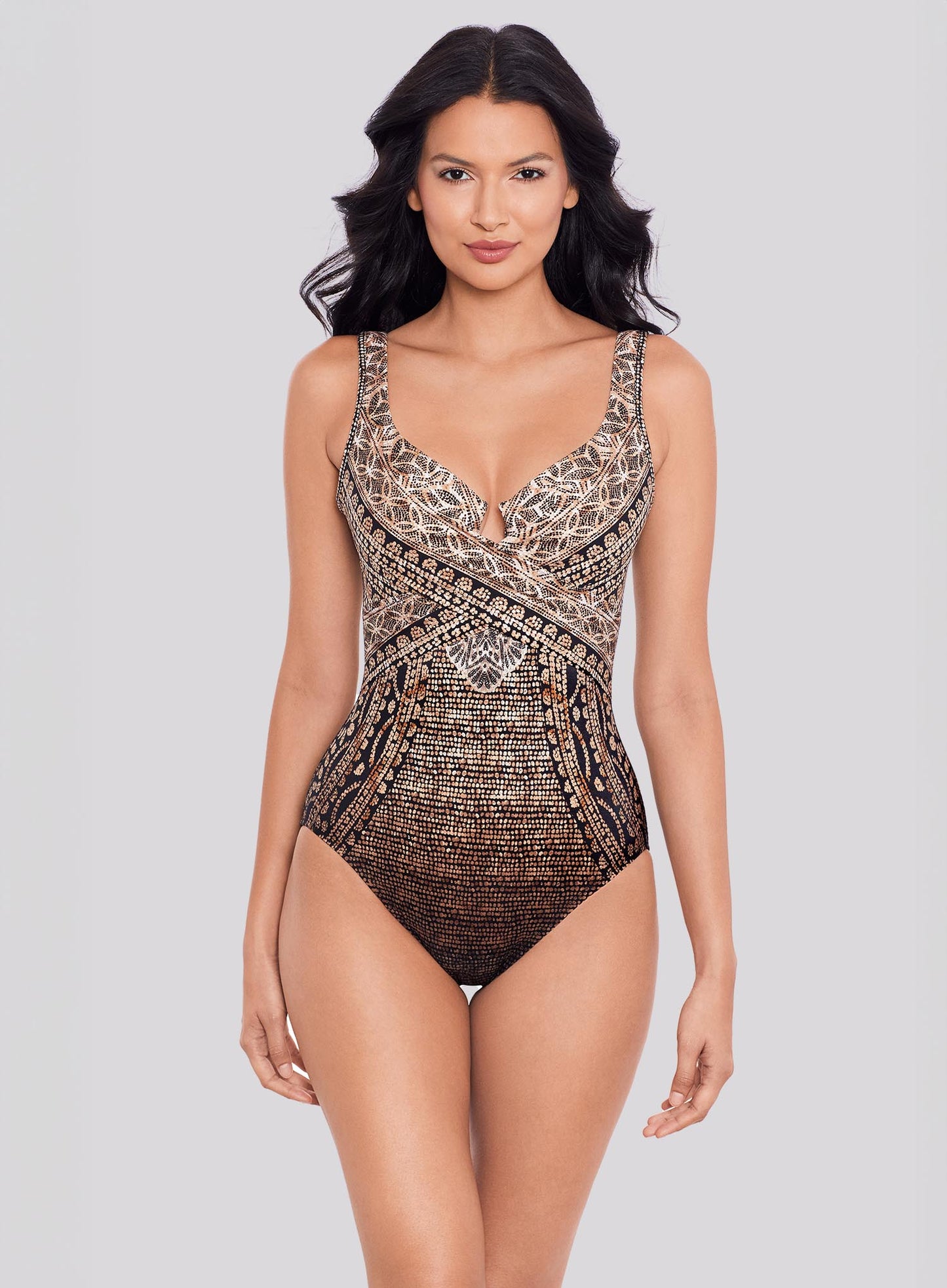 Miraclesuit Swimwear: Cappadocia Escape Underwired Shaping One Piece Black Multi