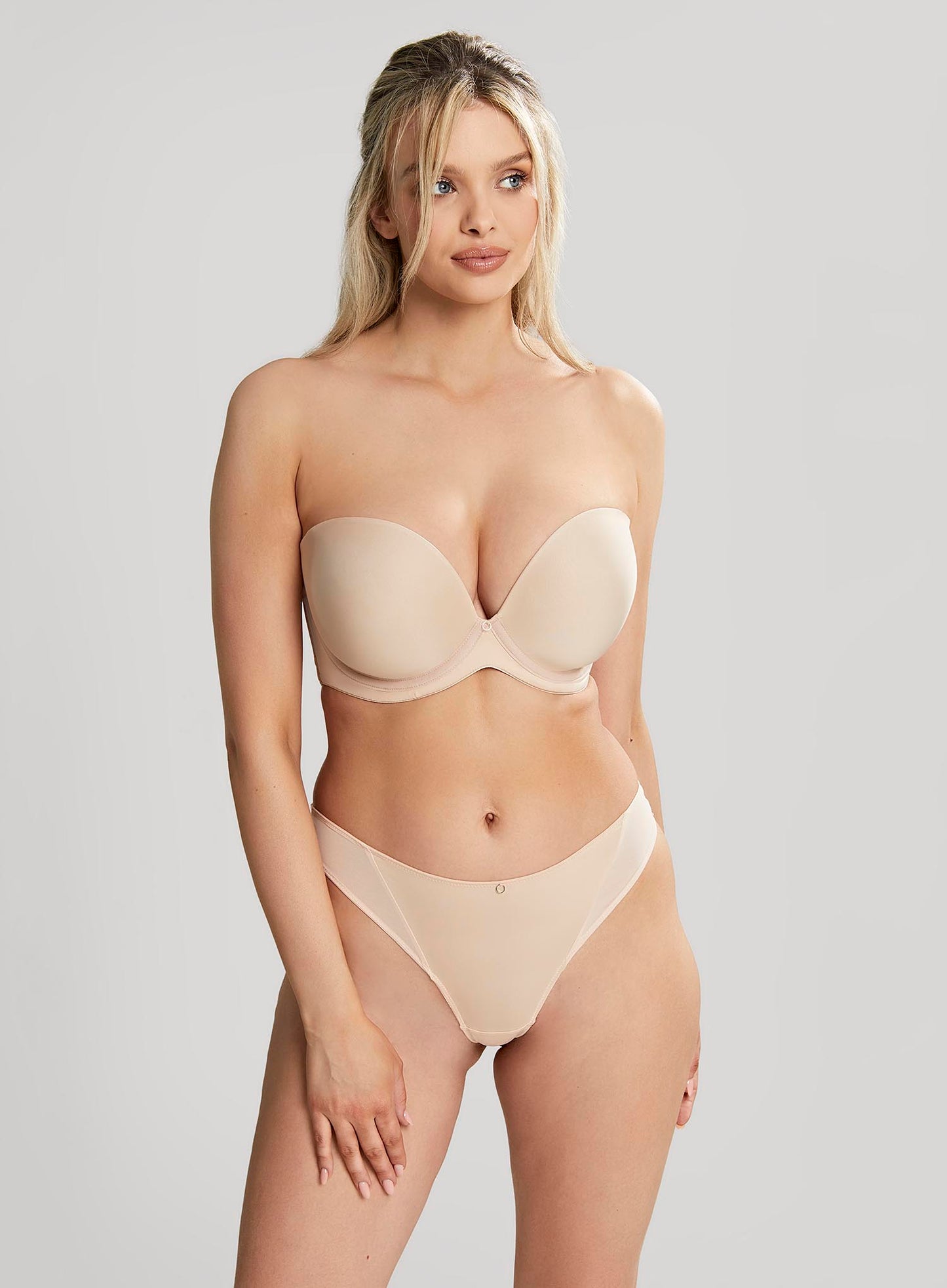 Panache: Faith Moulded Strapless Bra Latte