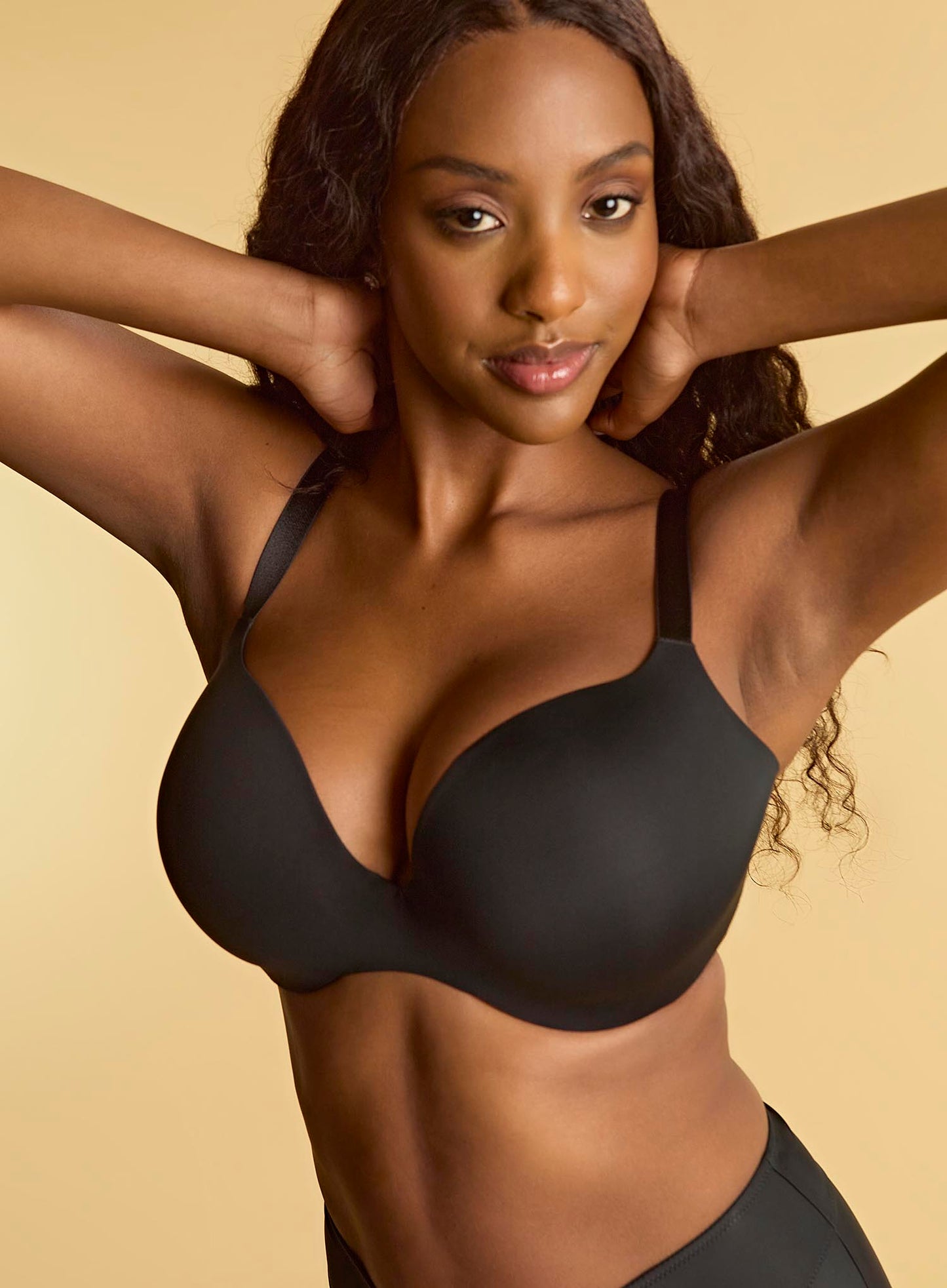 Panache: 365 Smooth Plunge Bra Black