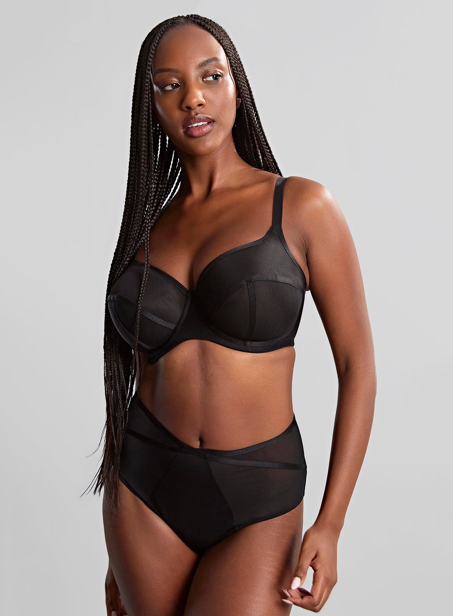 Panache: Tango Essence Balconette Bra Obsidian