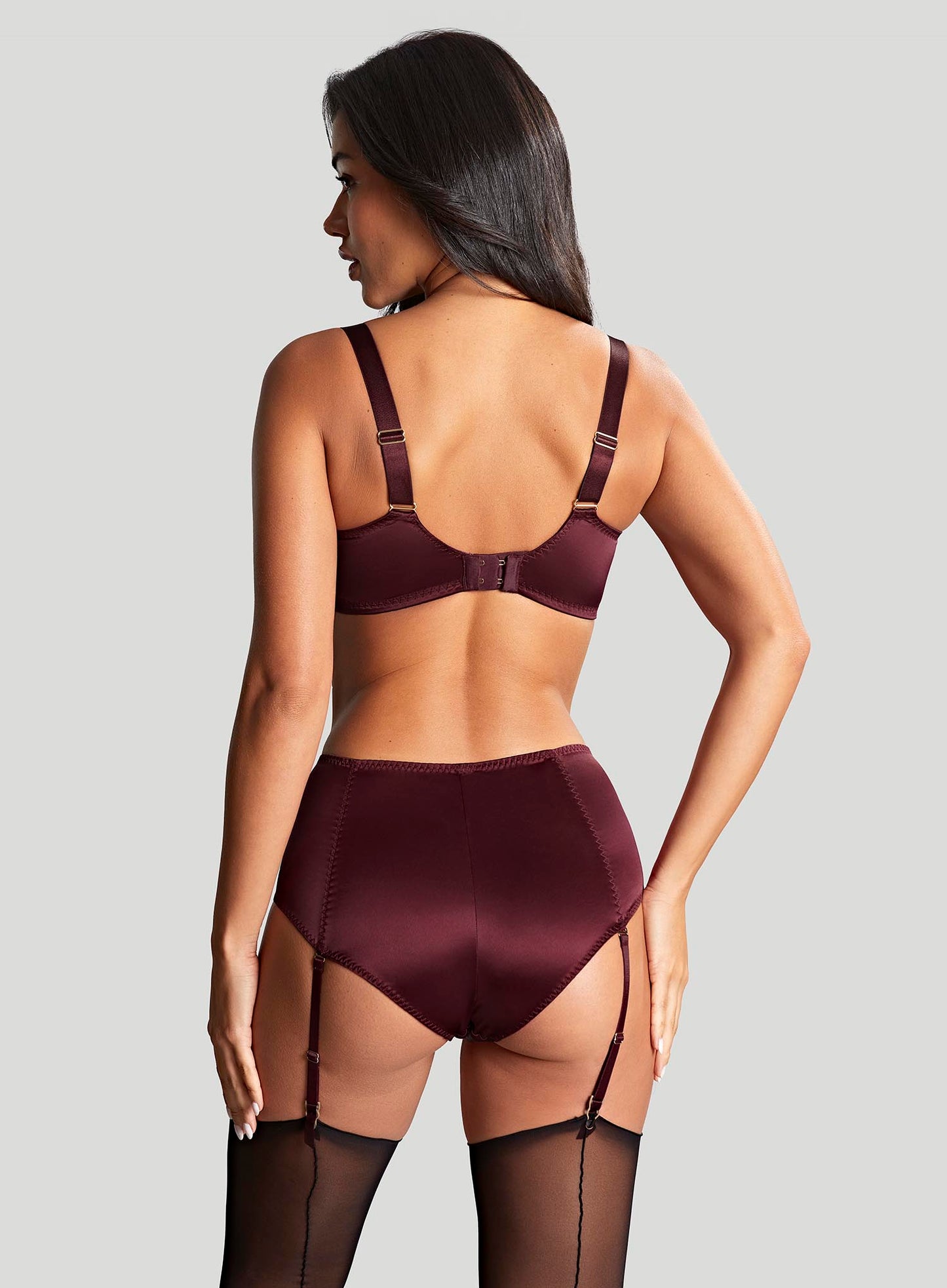 Panache: Grace Balconette Bra Bordeaux Red