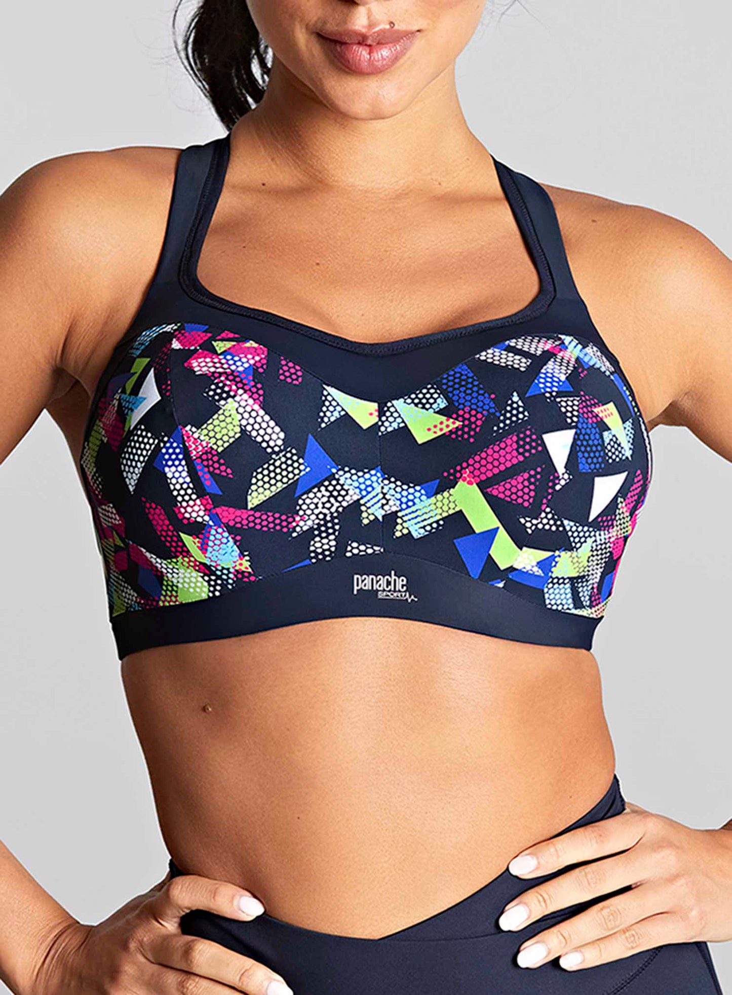 Panache Sport: Power Moulded Sports Bra Graphic Print