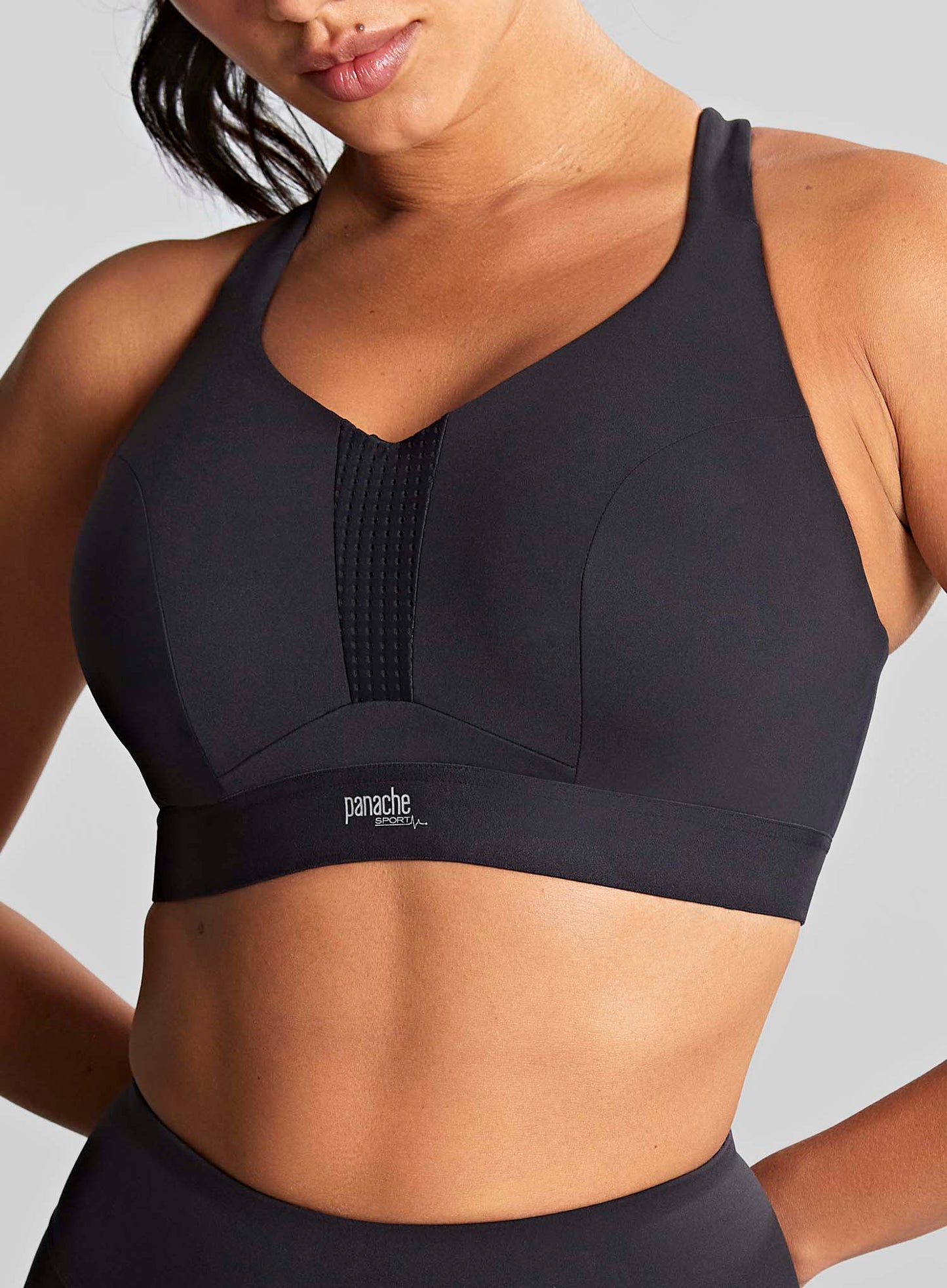 Panache Sport: Endurance Non Padded Wired Sports Bra Black