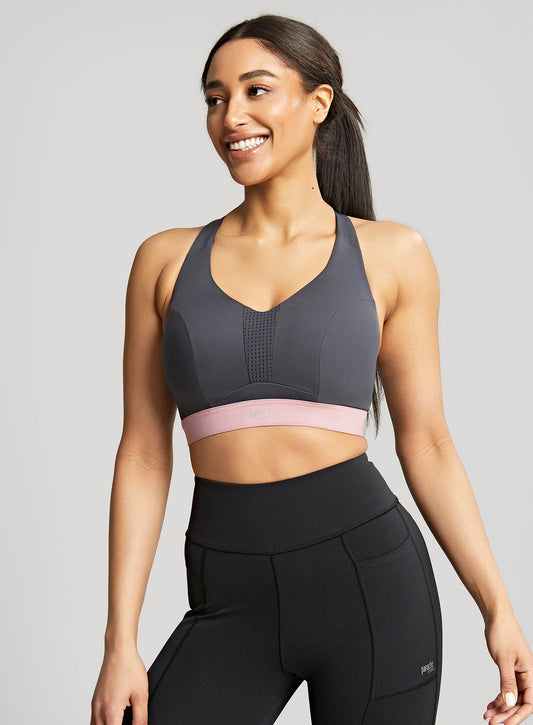 Panache Sport: Endurance Non Padded Wired Sports Bra Charcoal