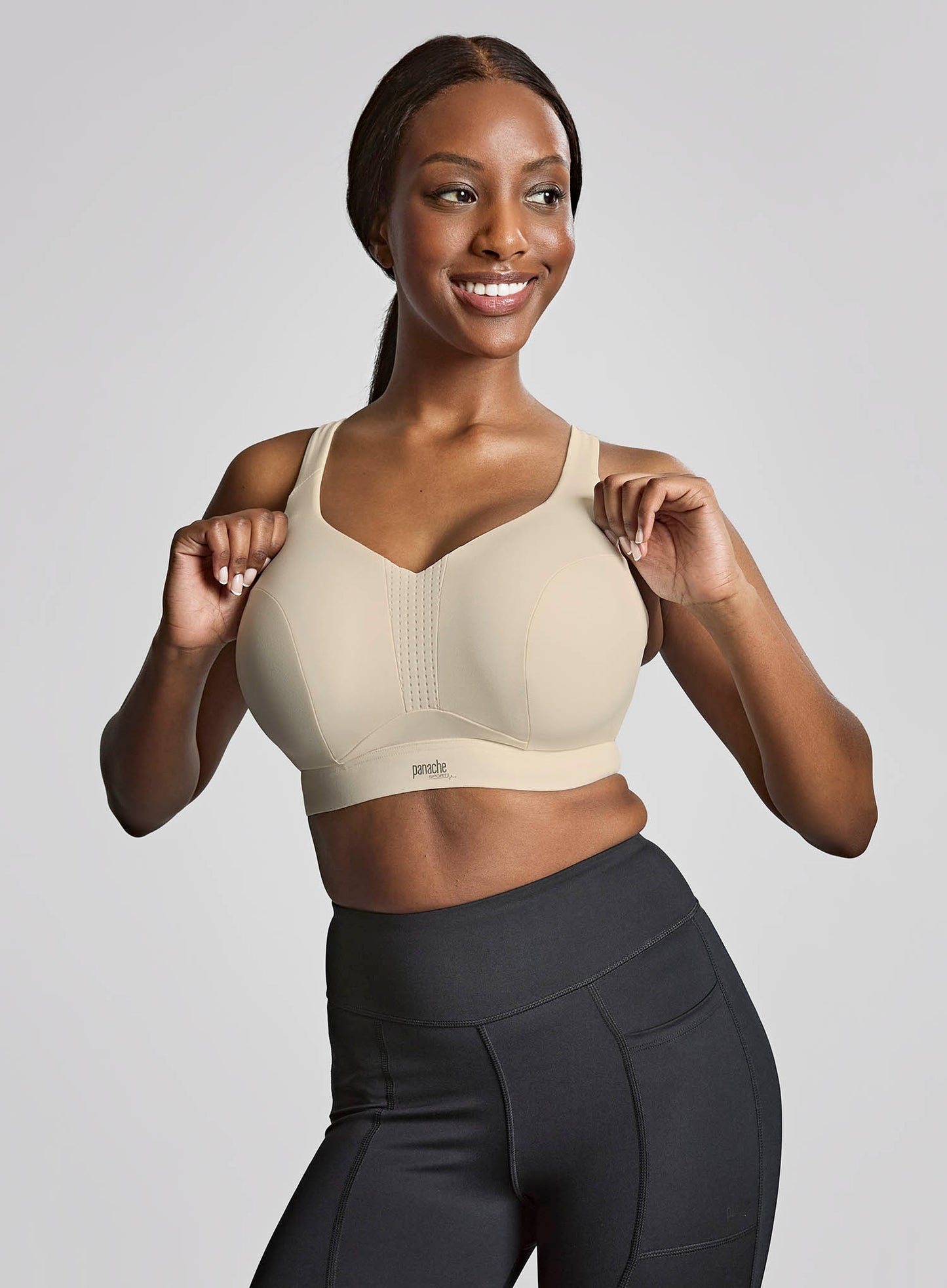 Panache Sport: Endurance Non Padded Wired Sports Bra Chalk