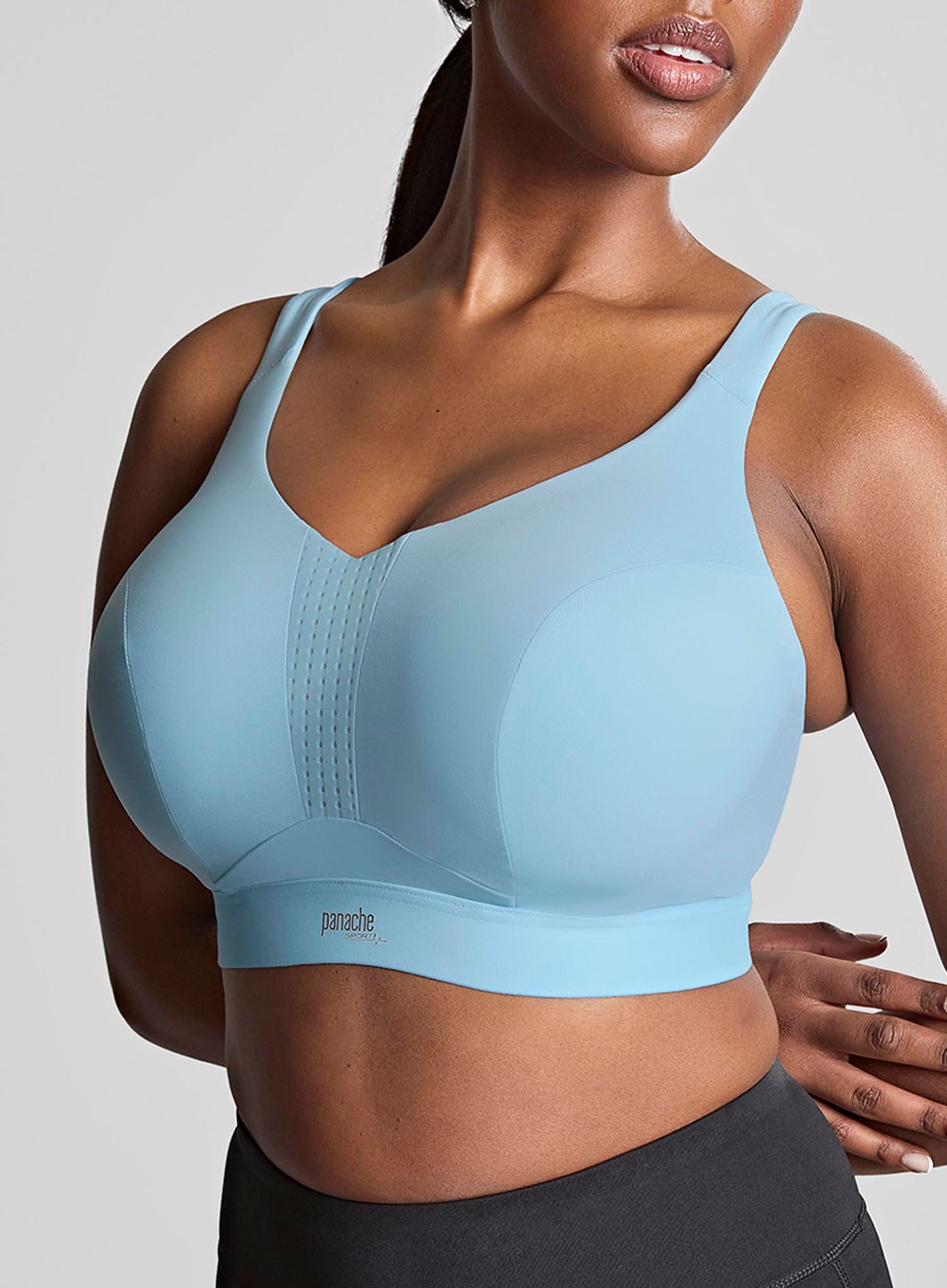 Panache Sport: Endurance Non Padded Wired Sports Bra Sky Blue