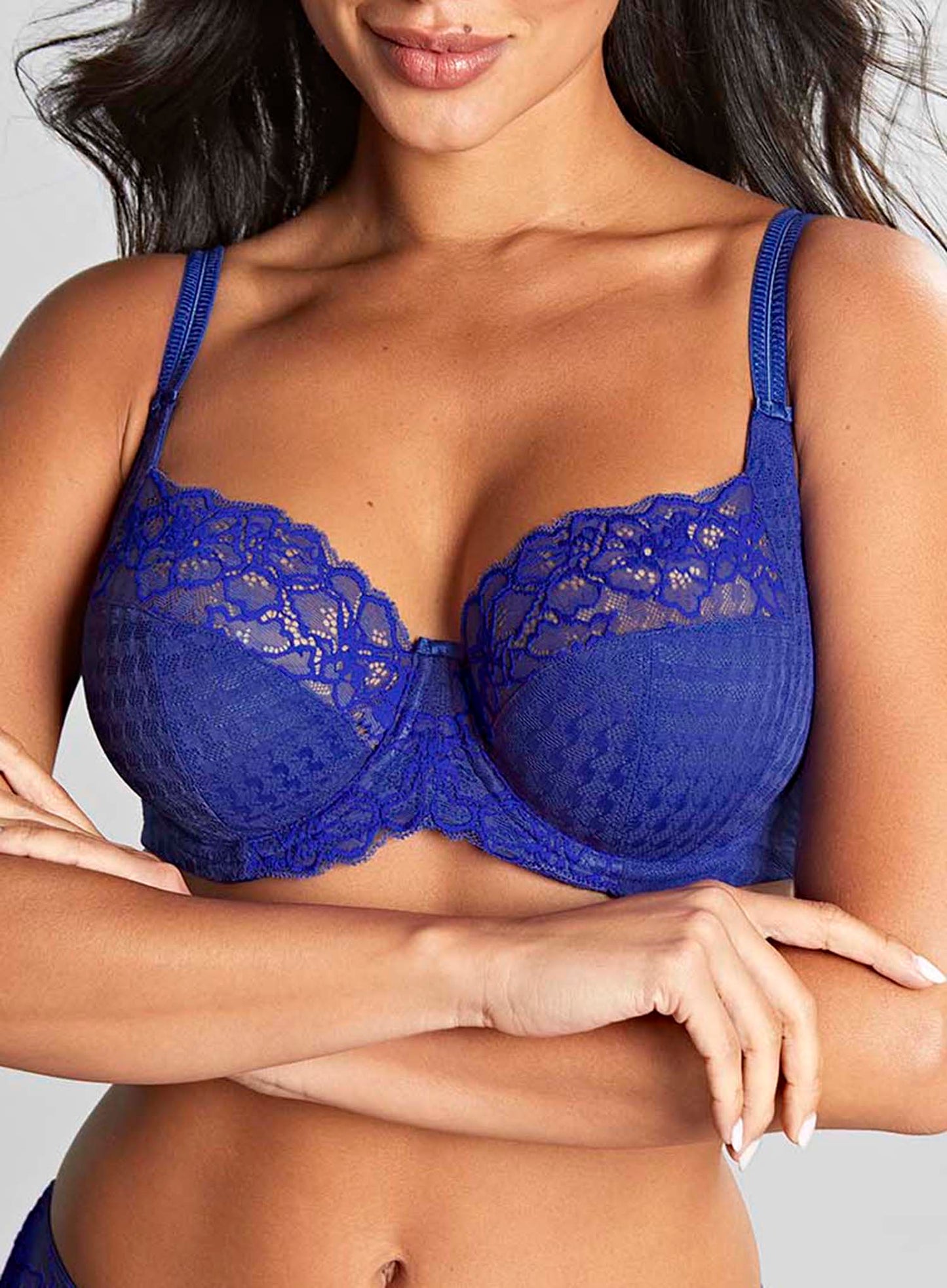 Panache: Envy Balconette Bra Indigo