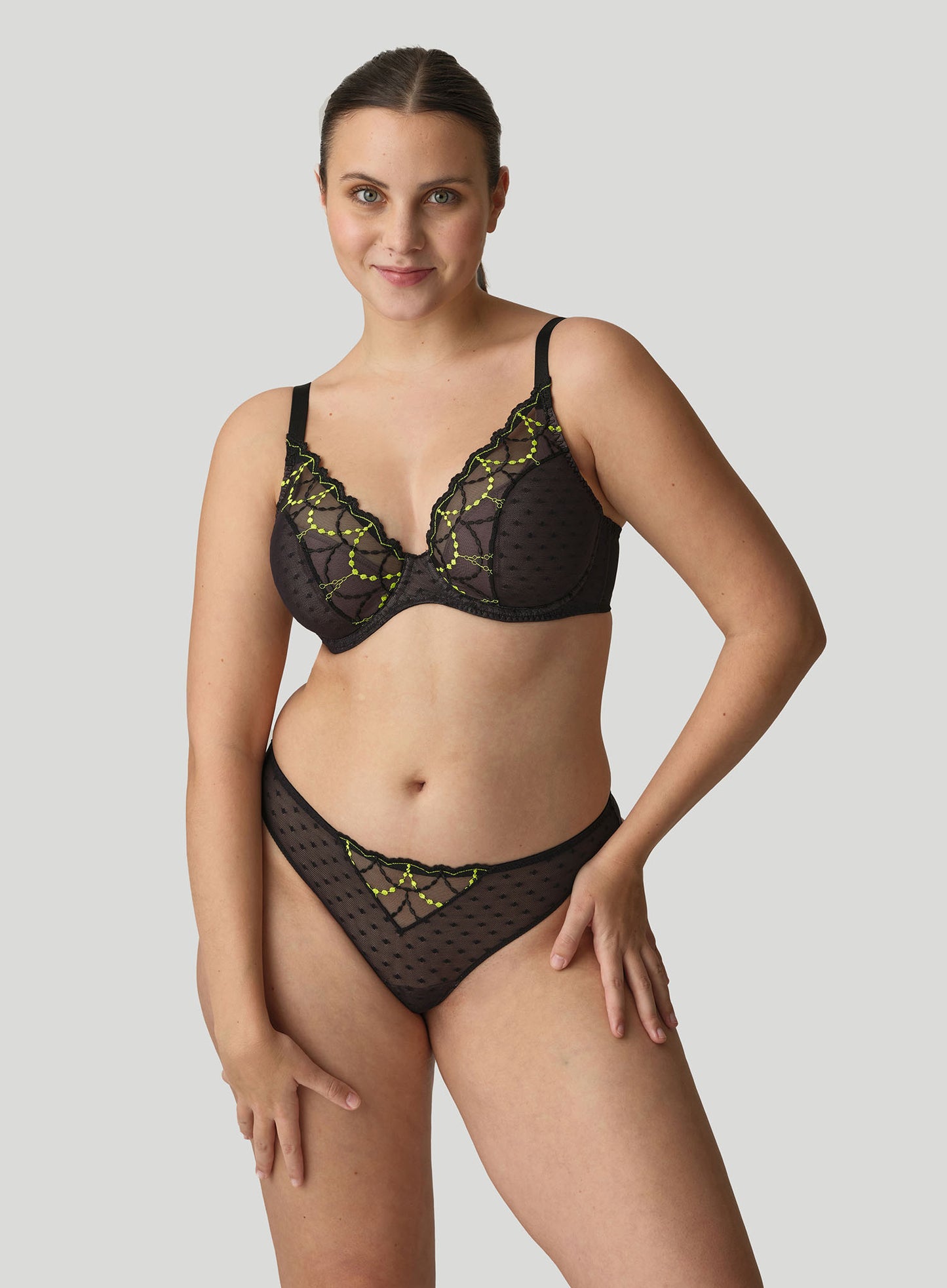 PrimaDonna Twist: Tepito Half Padded Plunge Bra Dark Glow