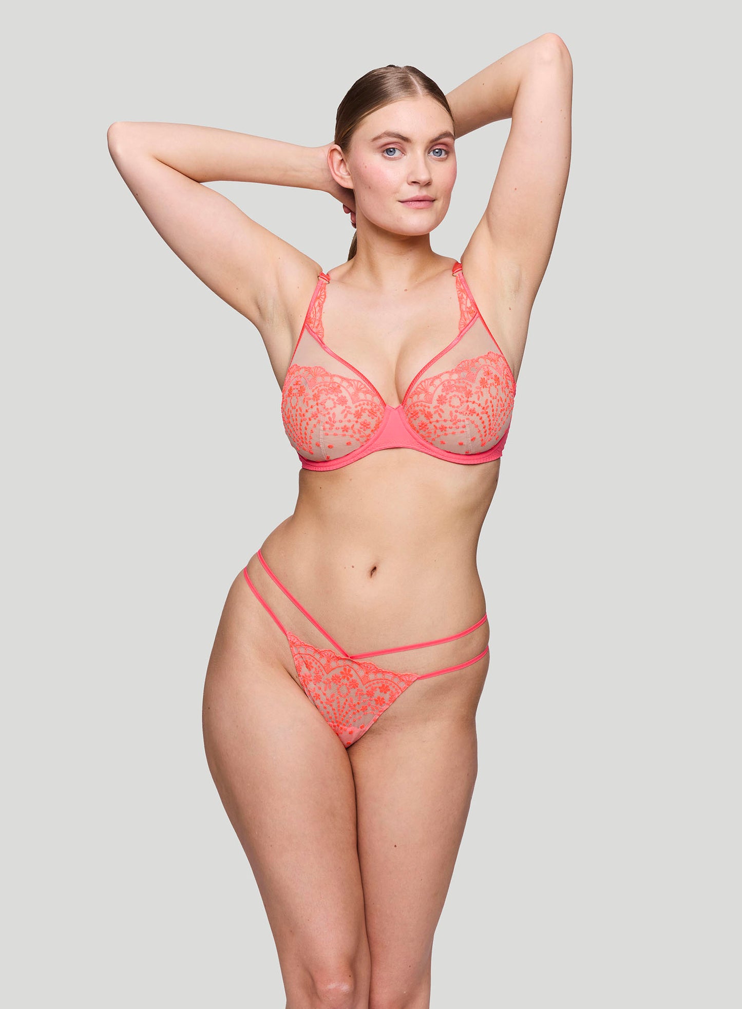 PrimaDonna Twist: Angelou Underwired Plunge Bra Juicy Melon