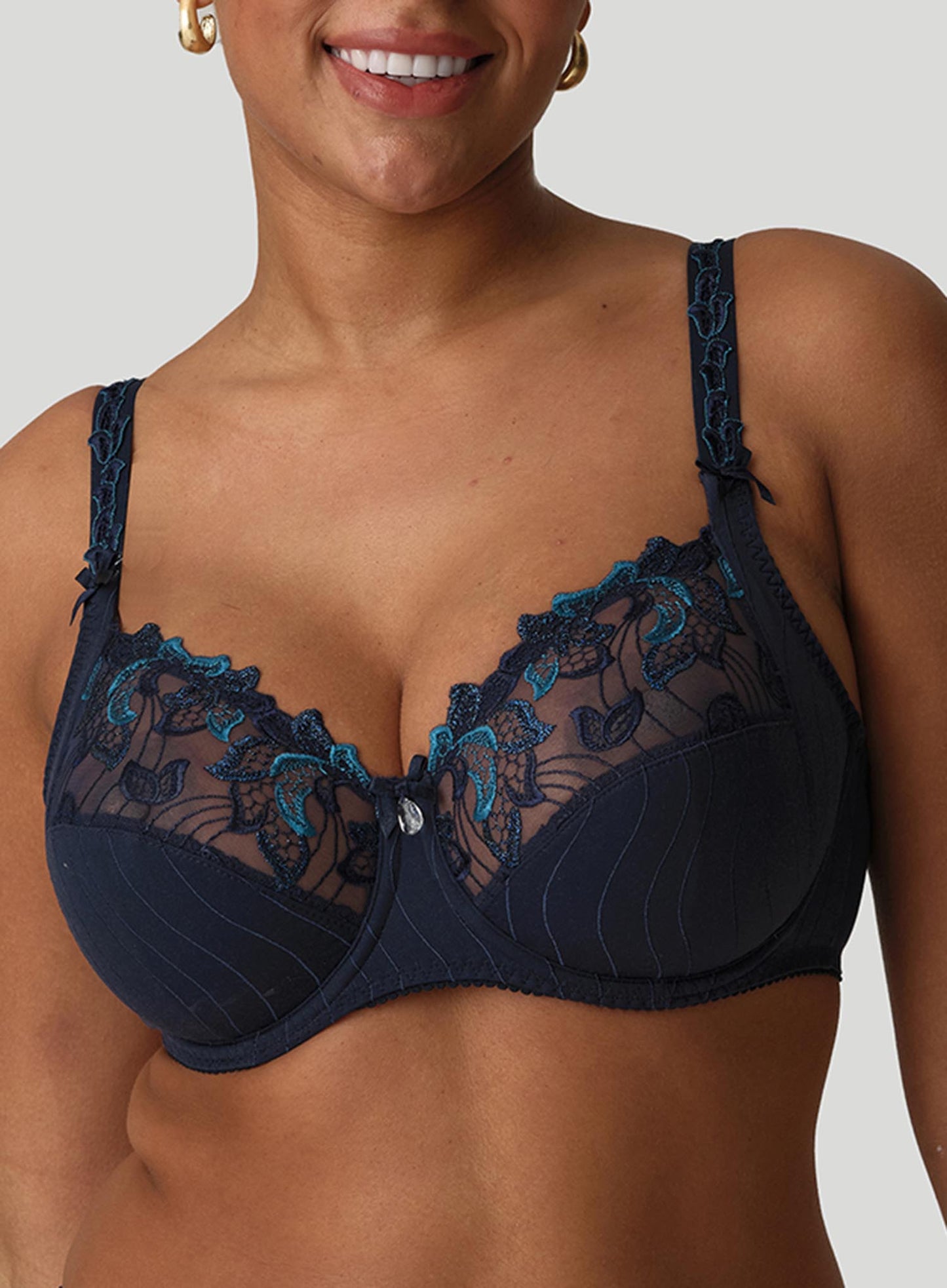 PrimaDonna: Deauville Full Cup Wire Bra Velvet Blue