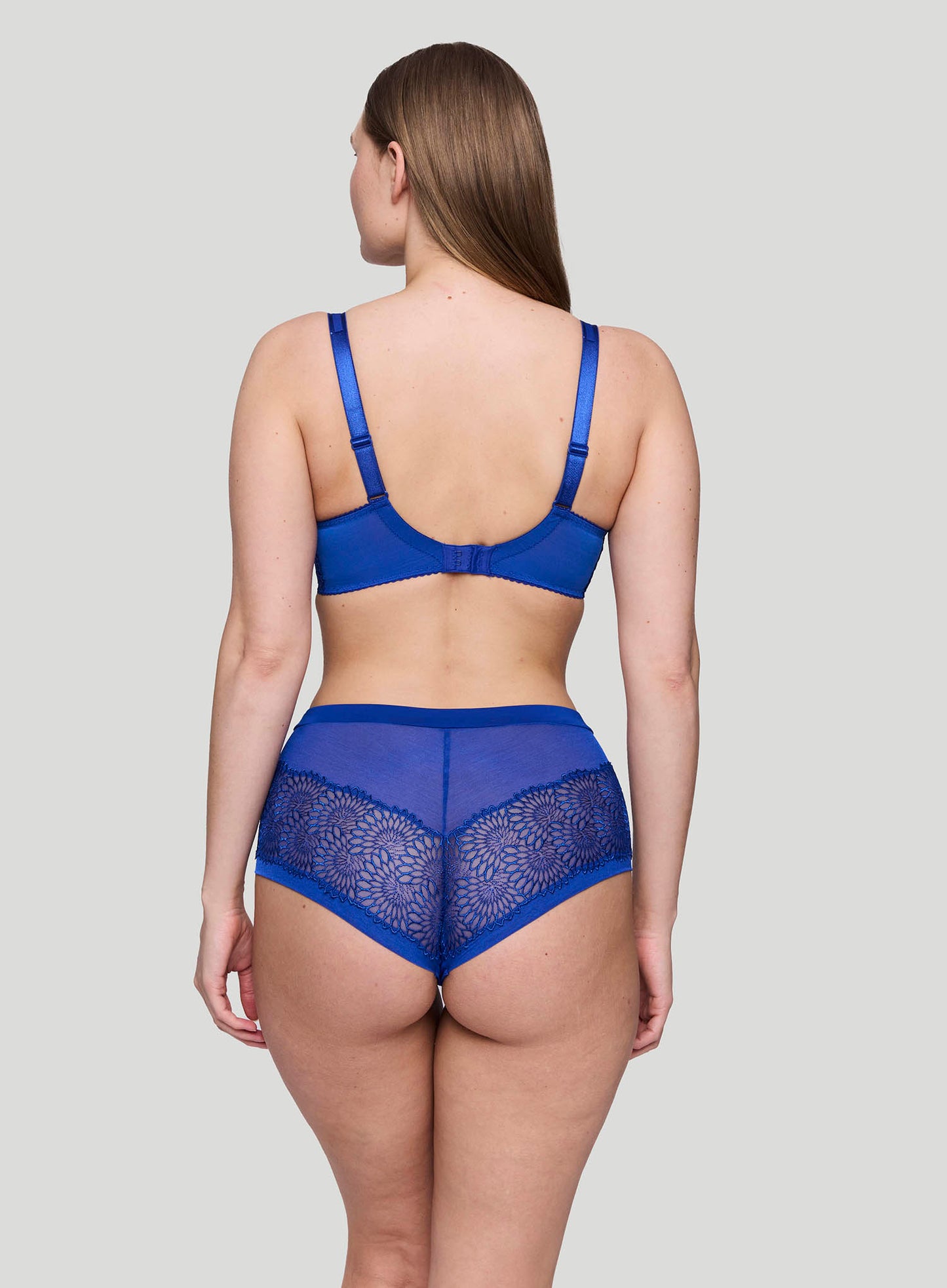 PrimaDonna: Sophora Balconette Tulip Seam Bra Blue Print