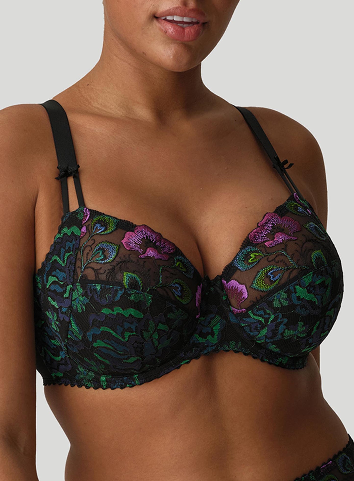 PrimaDonna: San Angel Underwired Full Cup Bra Peacock Feather