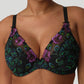 PrimaDonna: San Angel Underwired Half Padded Plunge Bra Peacock Feather