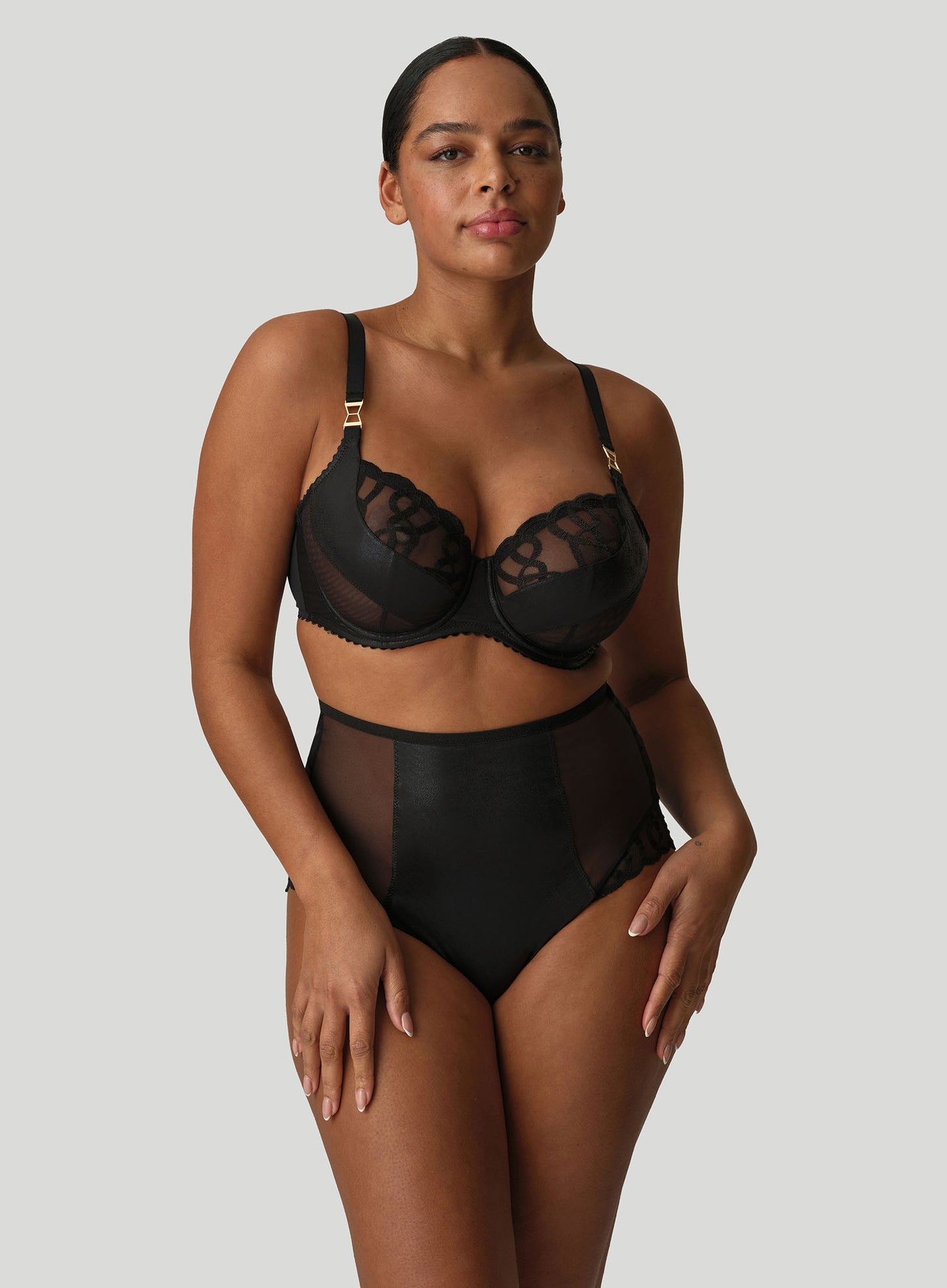 PrimaDonna: Vallarta Tulip Seam Balconette Bra Black