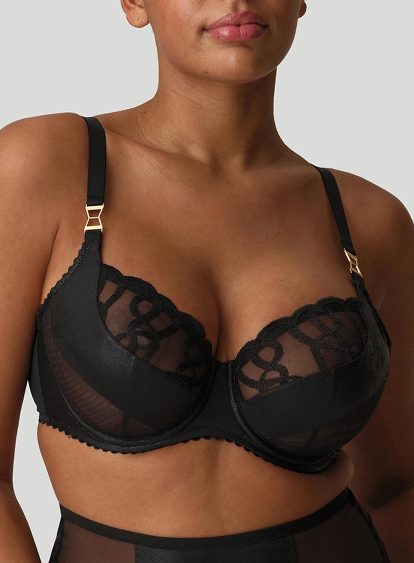 PrimaDonna: Vallarta Tulip Seam Balconette Bra Black