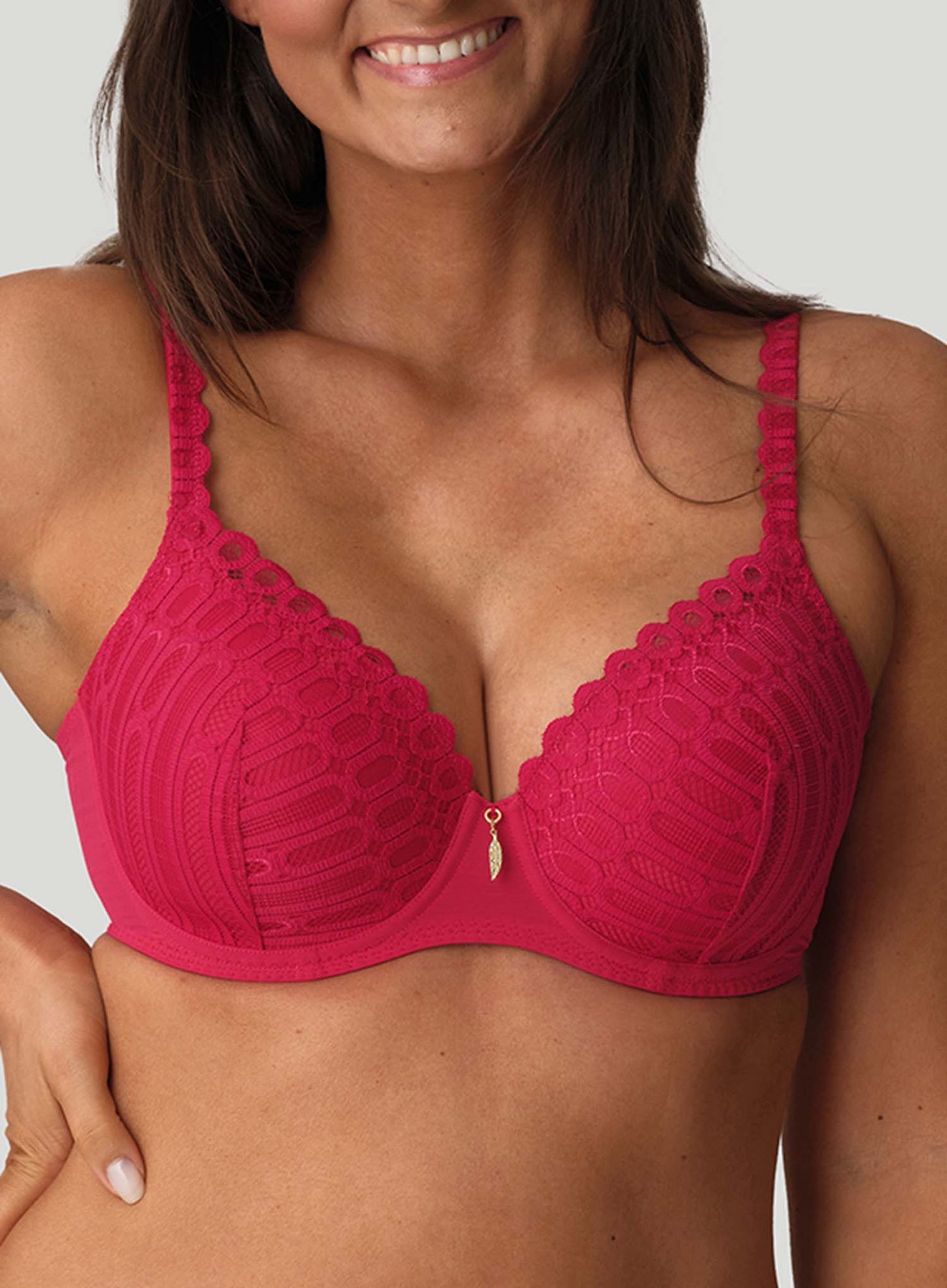 PrimaDonna Twist: Los Ayala Padded Heartshape Bra Sangria