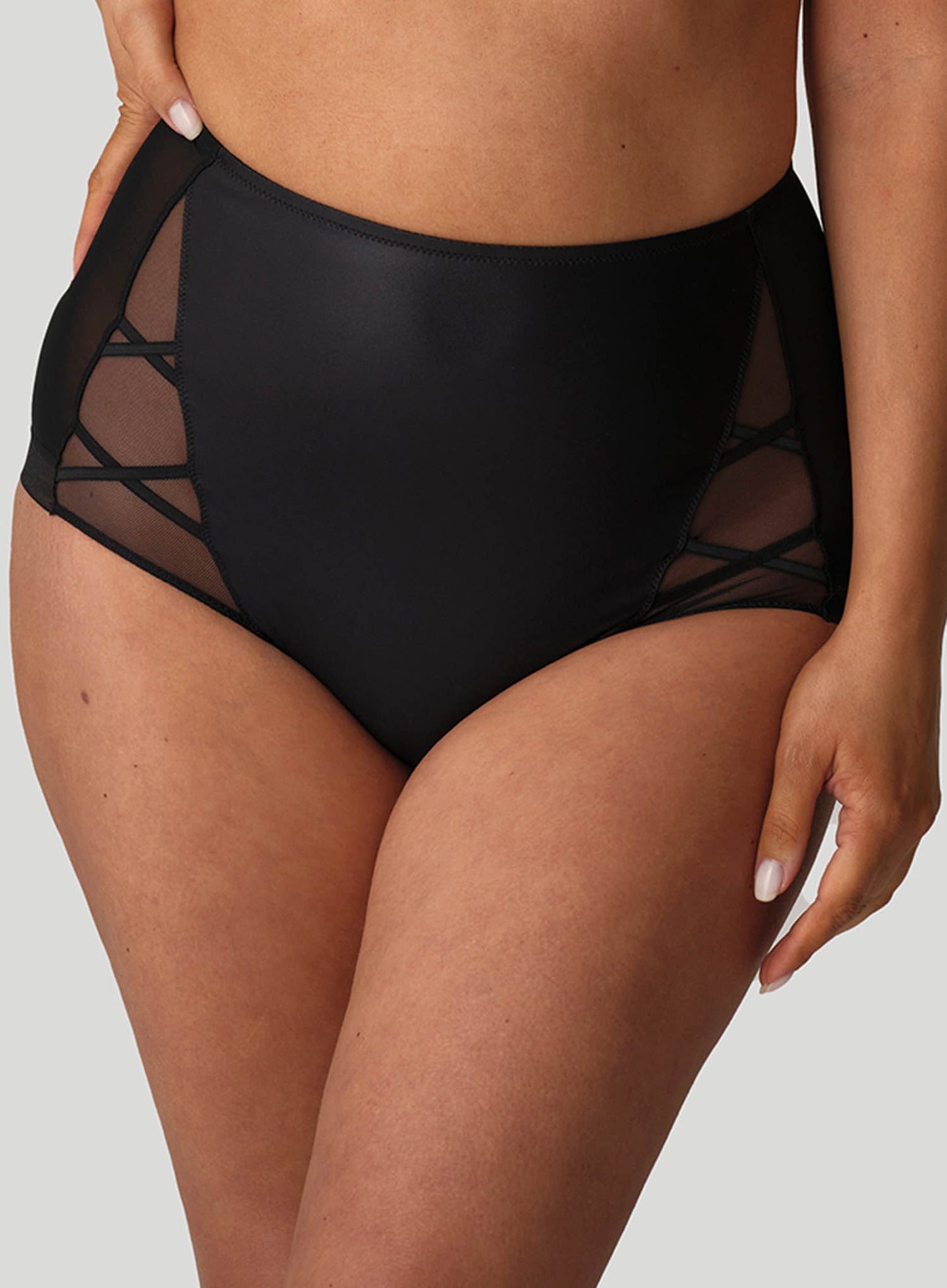 PrimaDonna Twist: Zipolite High Waisted Brief Black