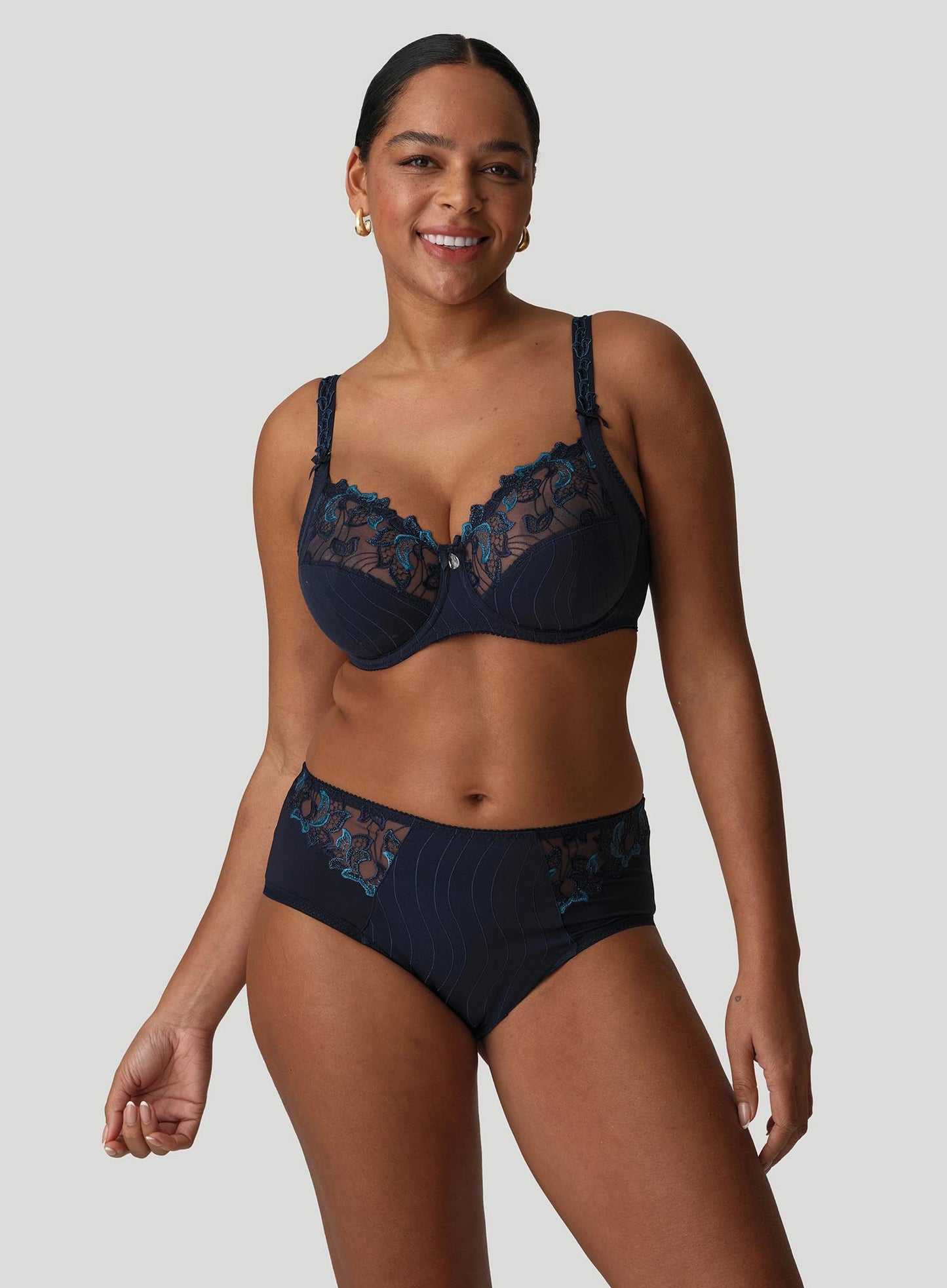 PrimaDonna: Deauville Full Brief Velvet Blue