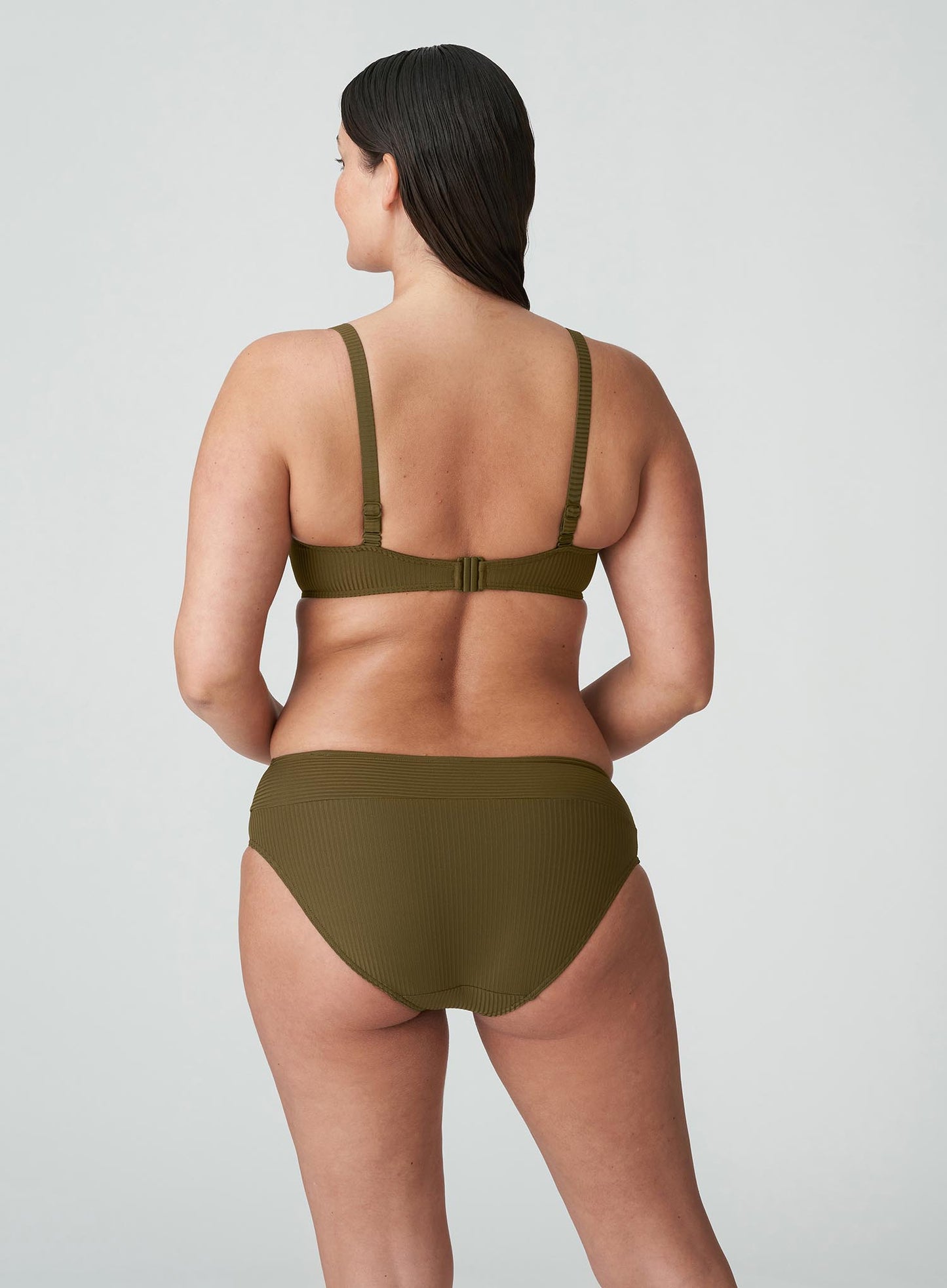 PrimaDonna Swimwear: Sahara Padded Balcony Bikini Top Olive