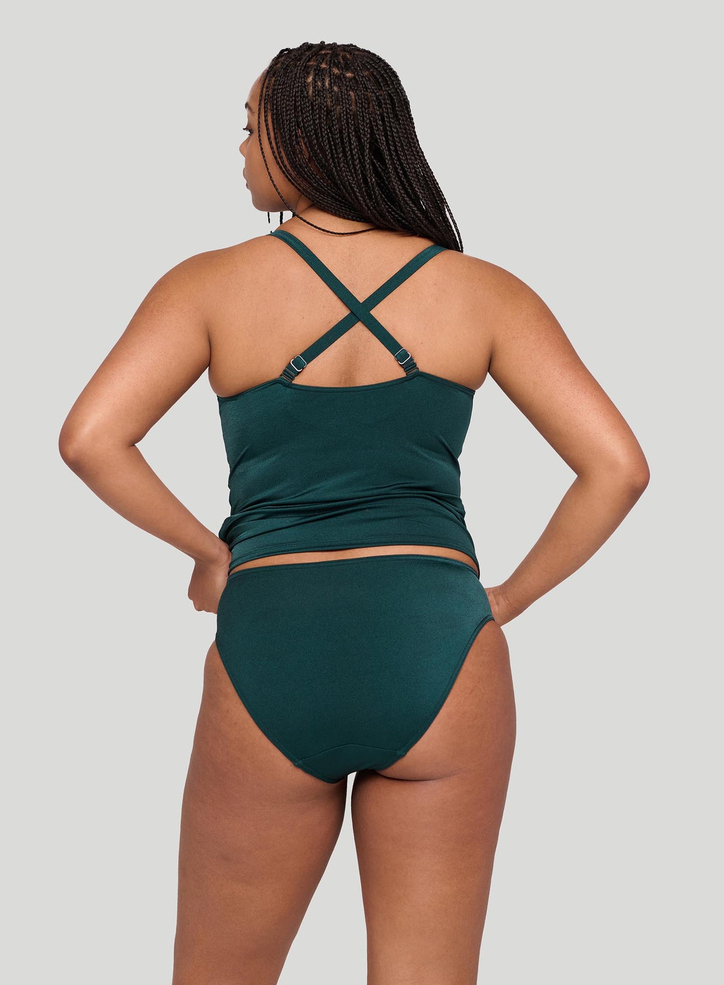 PrimaDonna Swimwear: Mangalore Underwired Full Cup Tankini Jewel Green