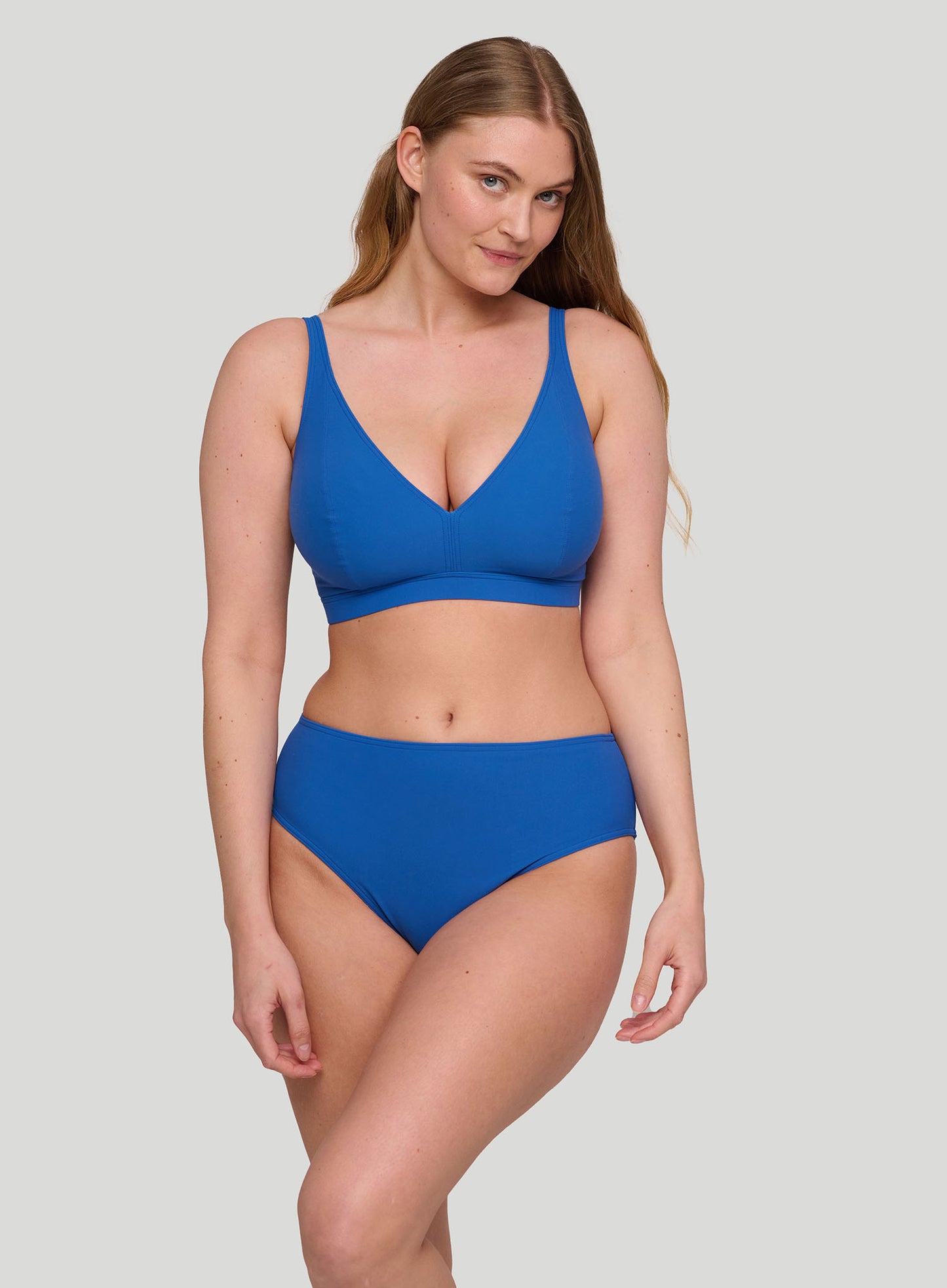 PrimaDonna Swimwear: Aswan Wire Free Triangle Bikini Top Delphinium Cheer Blue