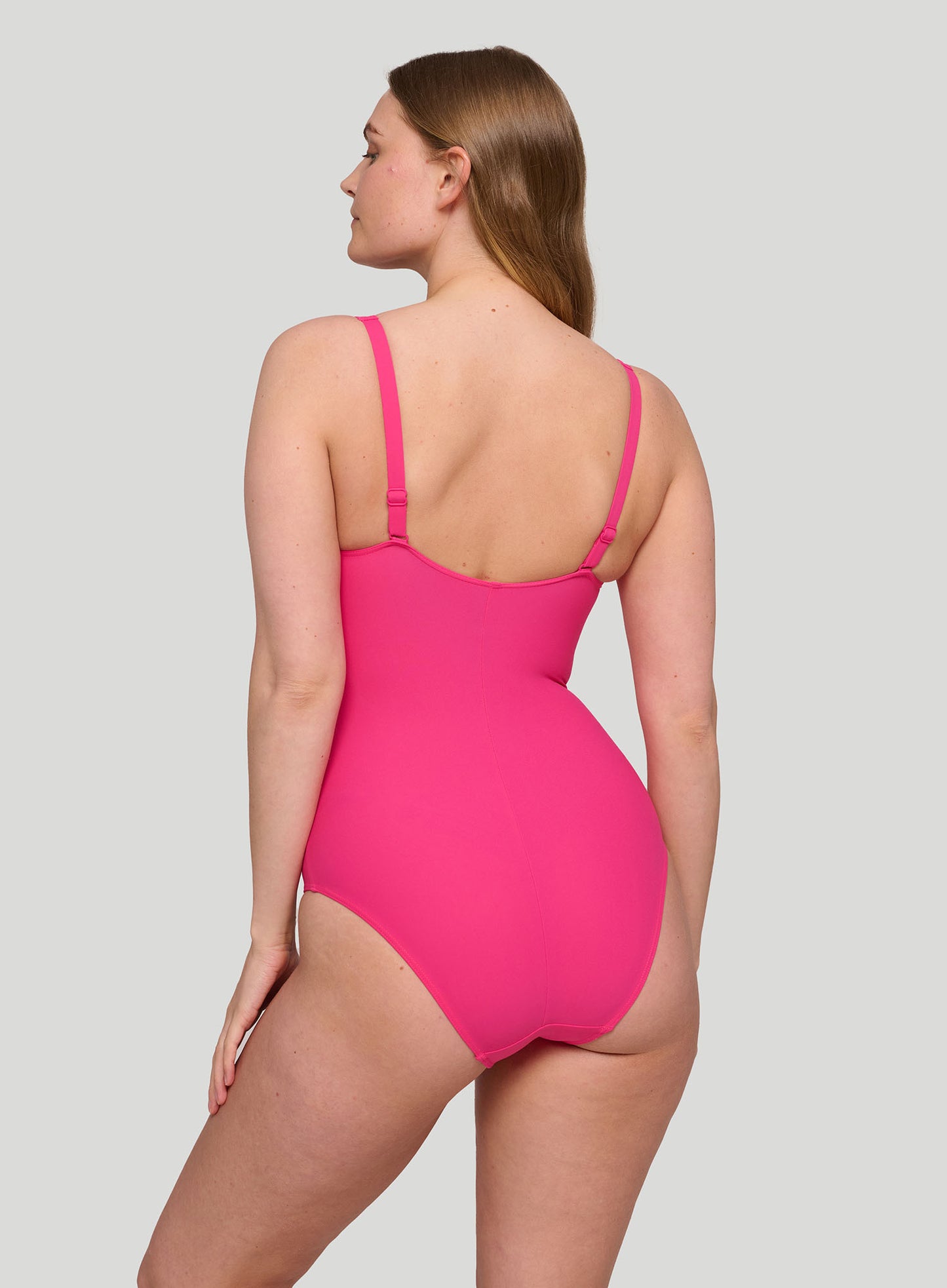 PrimaDonna Swimwear: Aswan Plunge Swimsuit Dragon Fruit