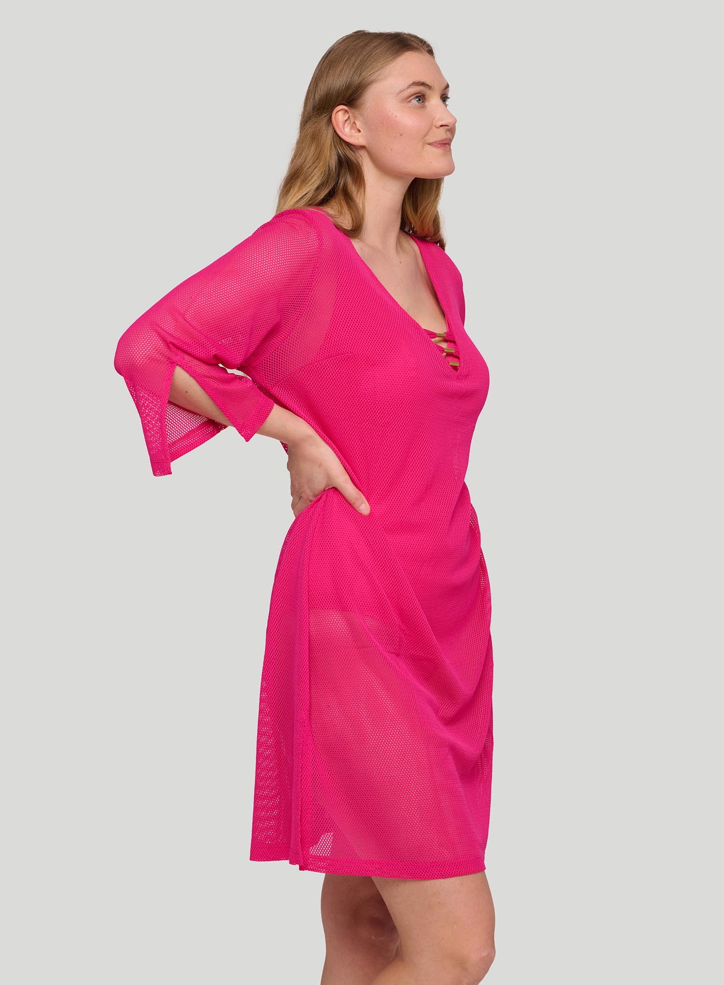 PrimaDonna Swimwear: Aswan Kaftan Dragon Fruit