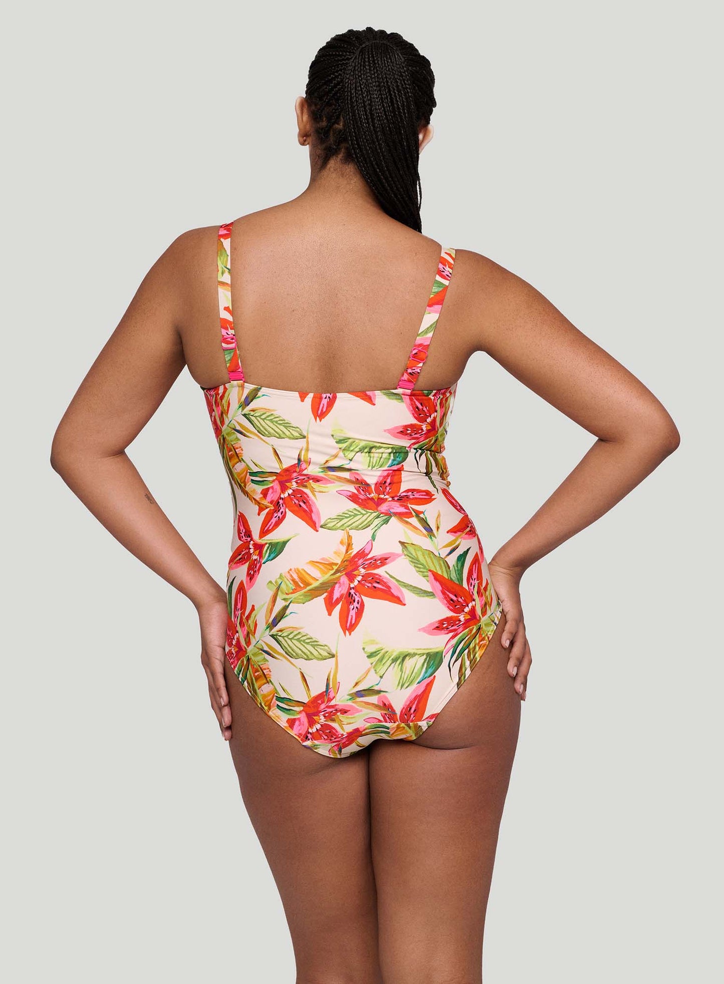 PrimaDonna Swimwear: Tanzania Full Cup Underwired Control Swimsuit Calm Tropics