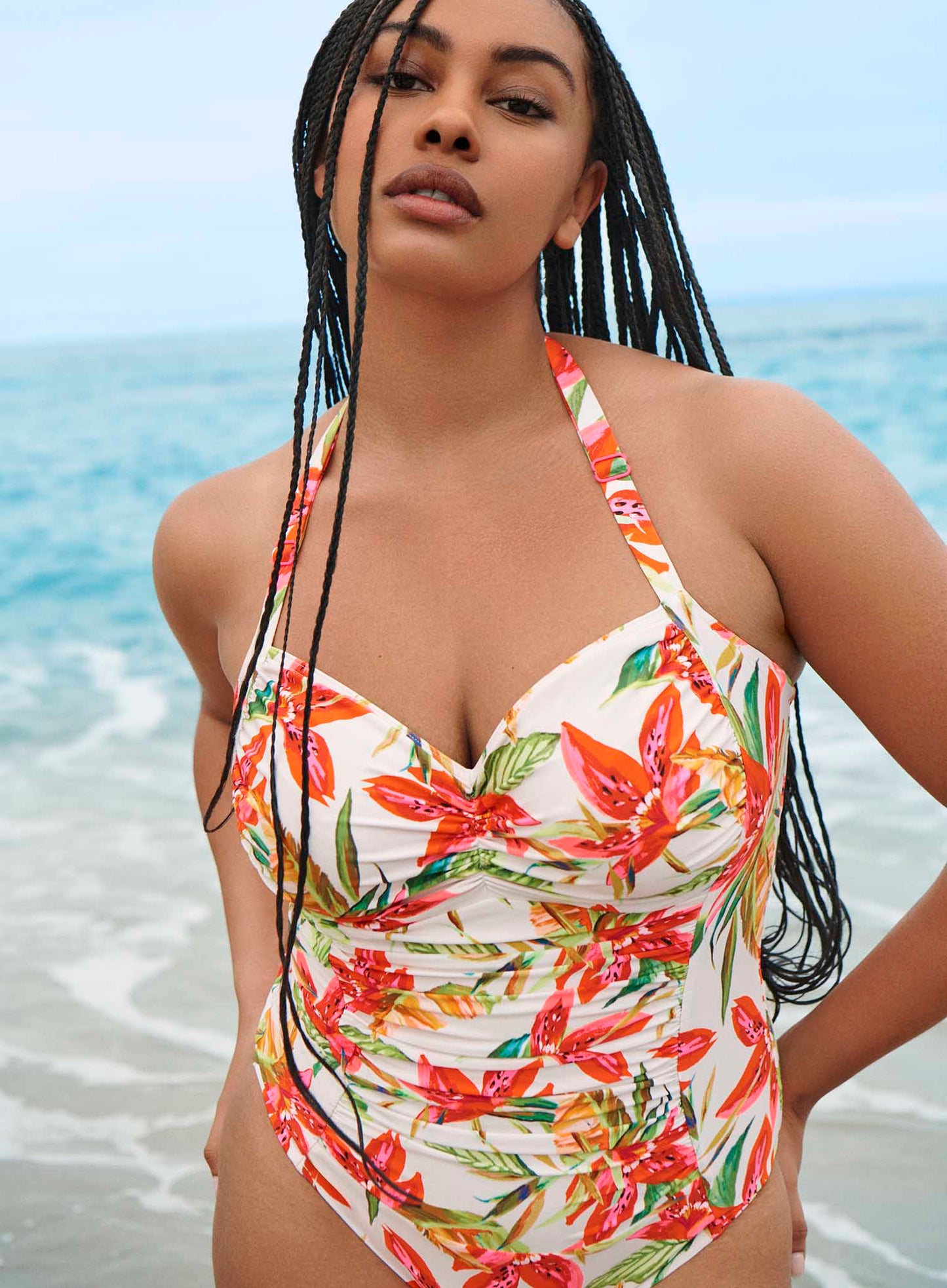 PrimaDonna Swimwear: Tanzania Full Cup Underwired Control Swimsuit Calm Tropics