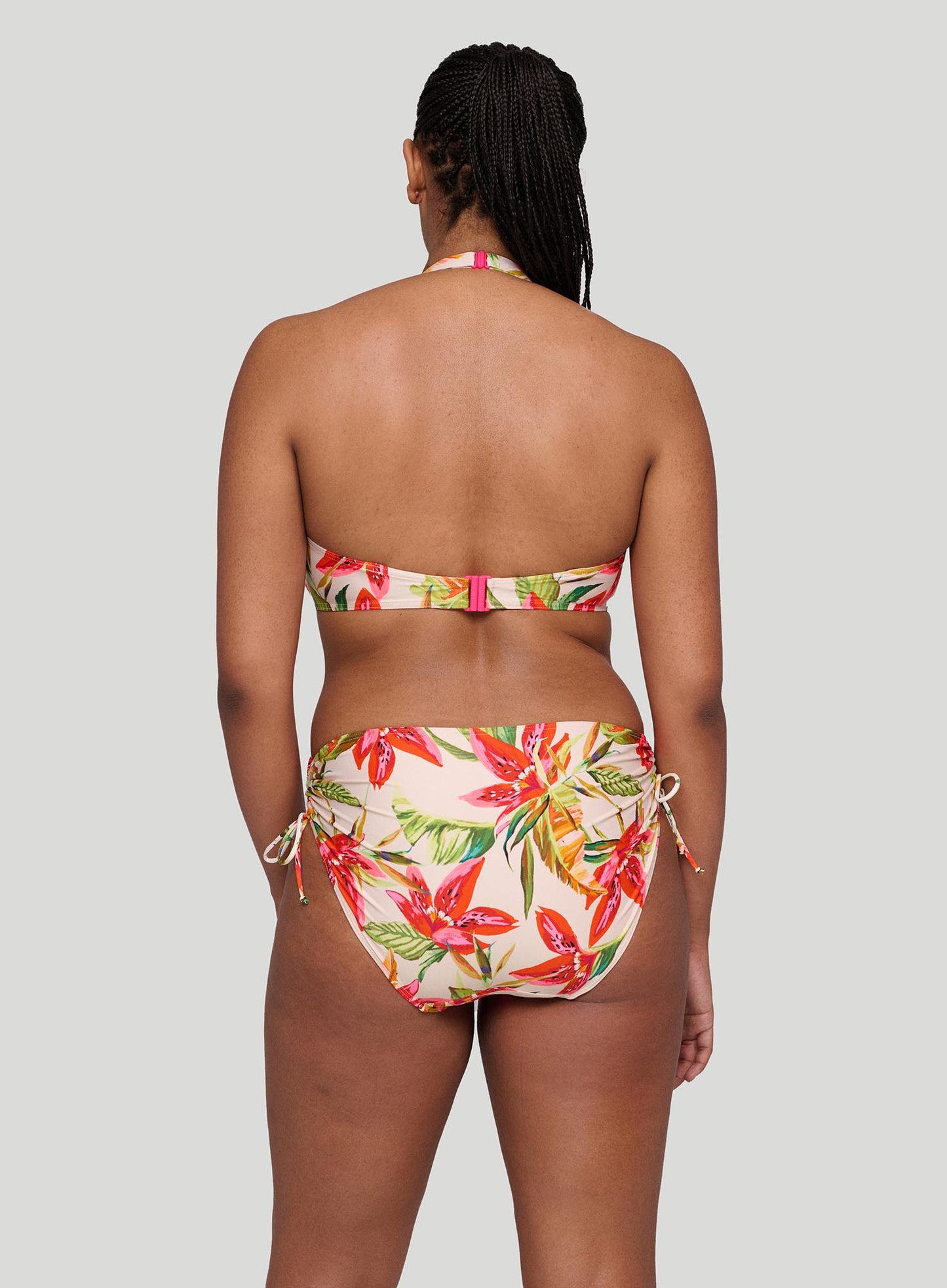 PrimaDonna Swimwear: Tanzania Full Bikini Briefs with Waist Ropes Calm Tropics