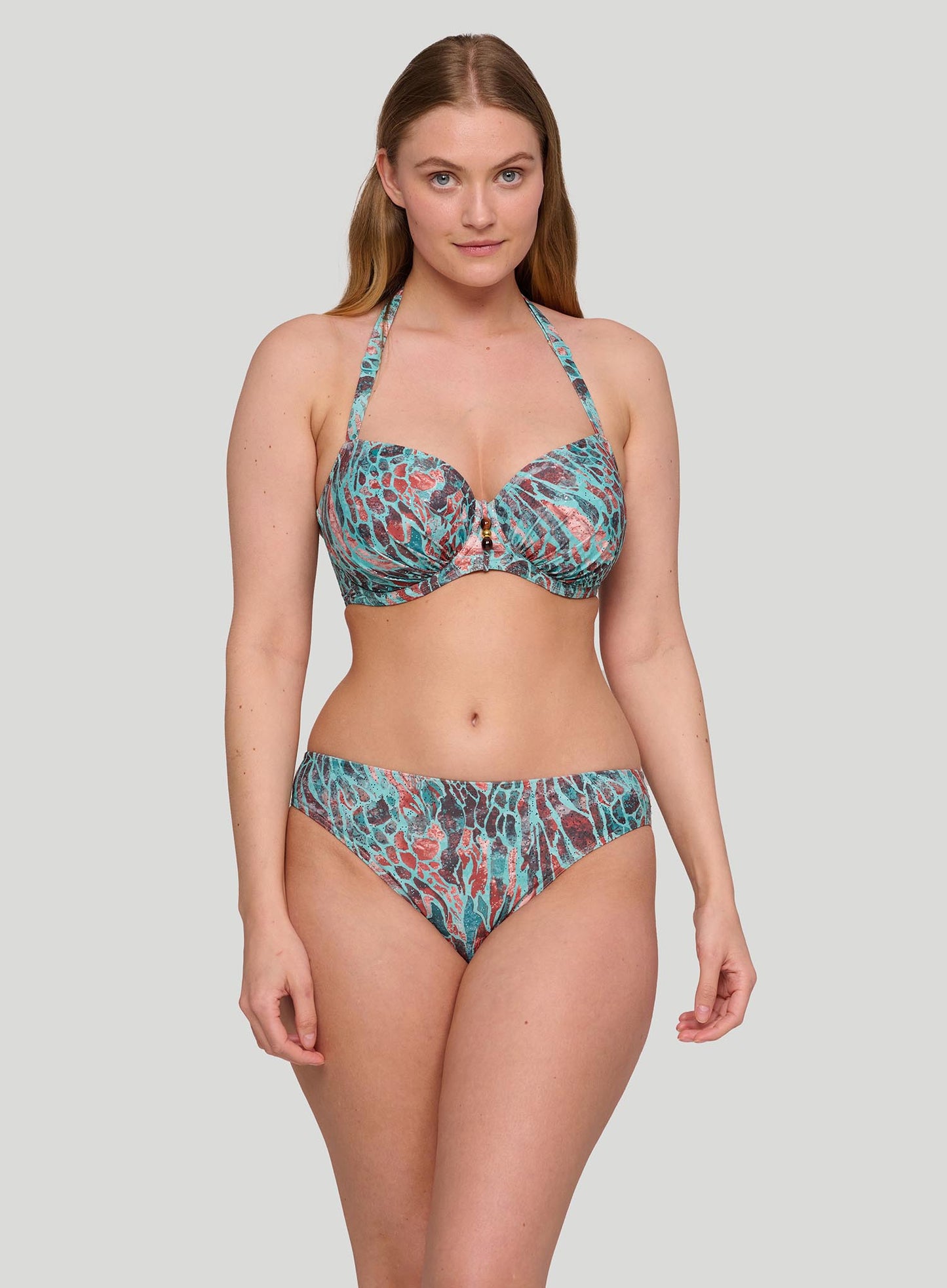 PrimaDonna Swimwear: Riyad Full Cup Underwired Bikini Top Turquoise Seas