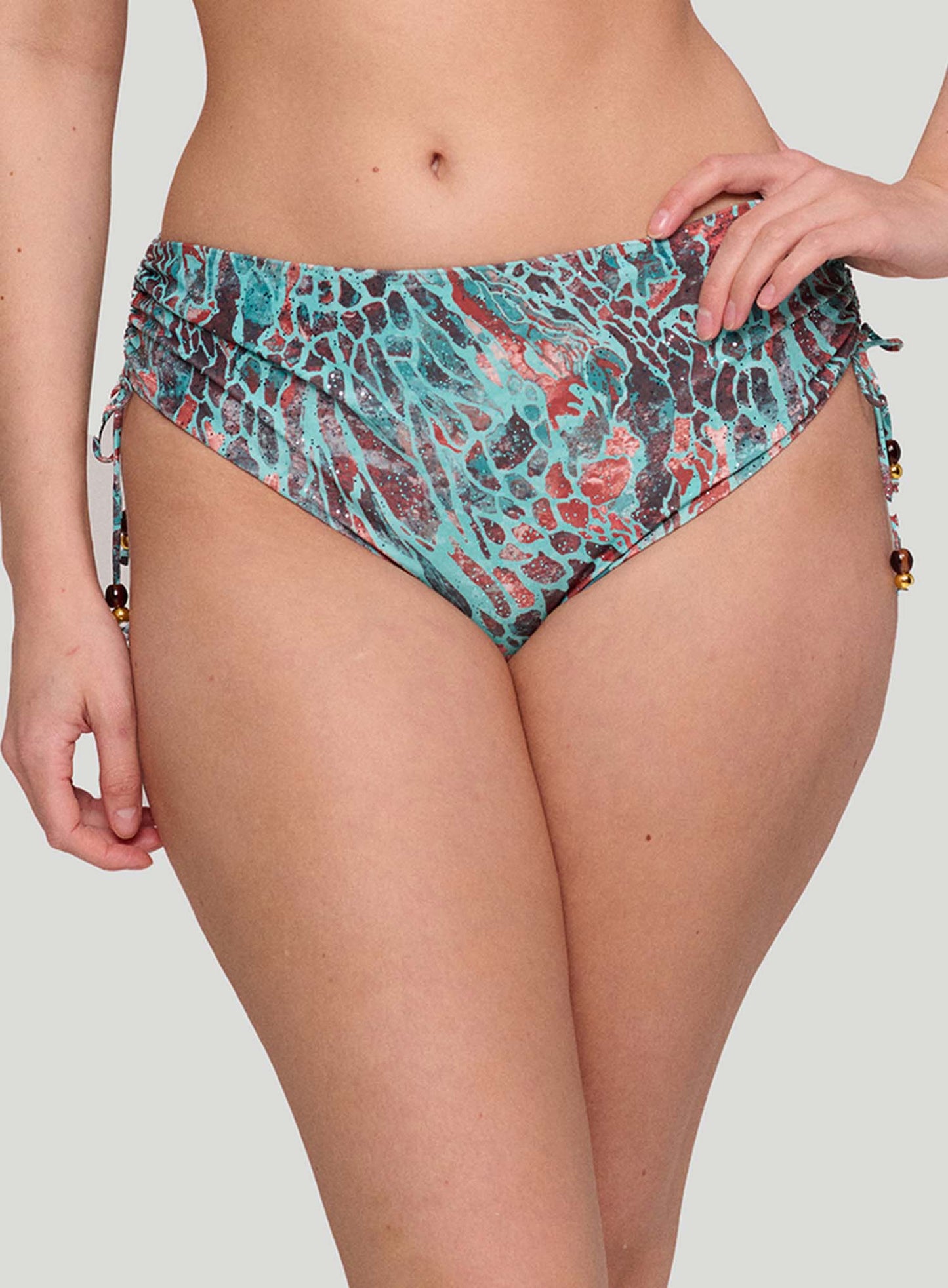 PrimaDonna Swimwear: Riyad Full Bikini Brief Turquoise Seas