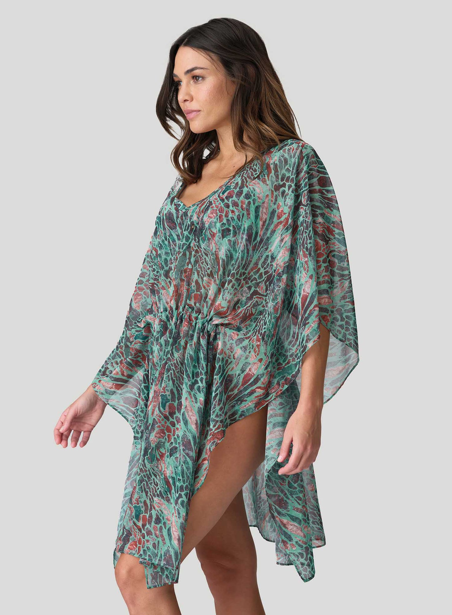 PrimaDonna Swimwear: Riyad Kaftan Turquoise Seas