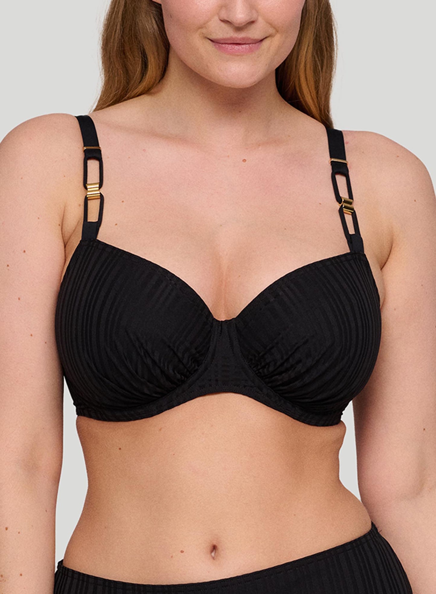 PrimaDonna Swimwear: Kiruna Full Cup Underwired Bikini Top Black