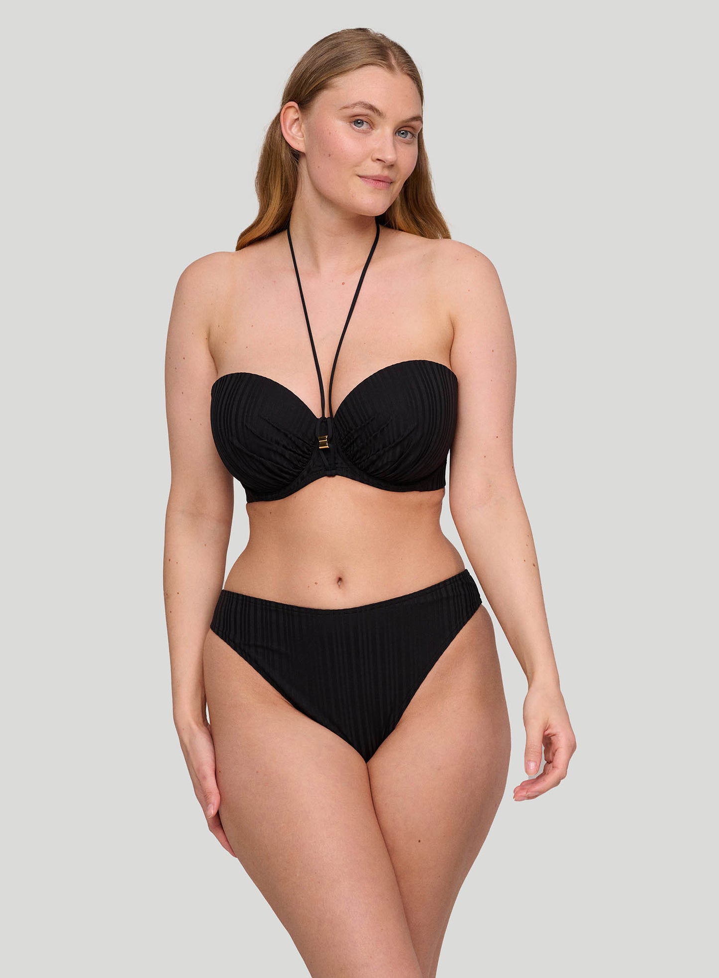 PrimaDonna Swimwear: Kiruna Padded Strapless Underwired Bikini Top Black