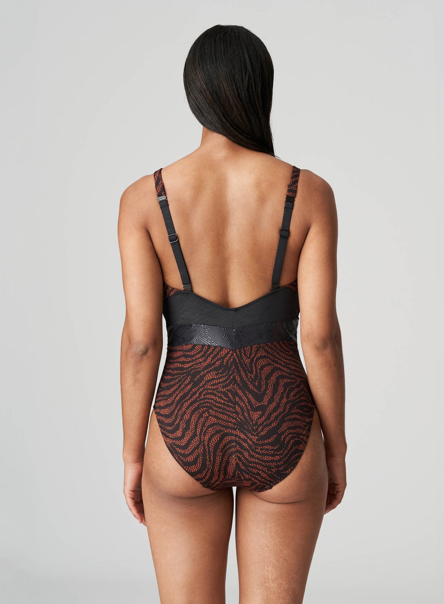 PrimaDonna Swimwear: Issambres Plunge Swimsuit Black