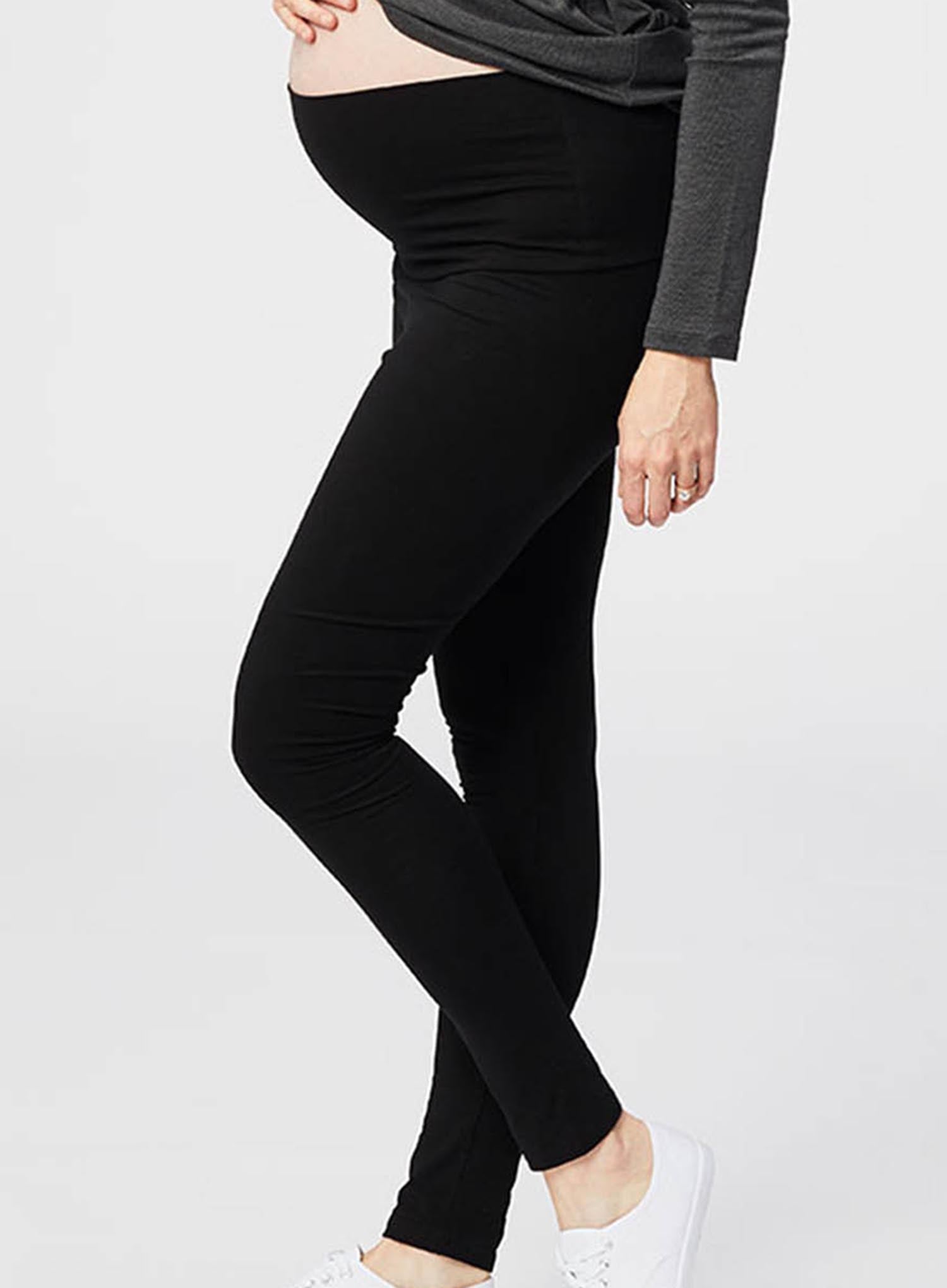 Shop Pack of 2 - Plain Maternity Leggings Online | Max Qatar