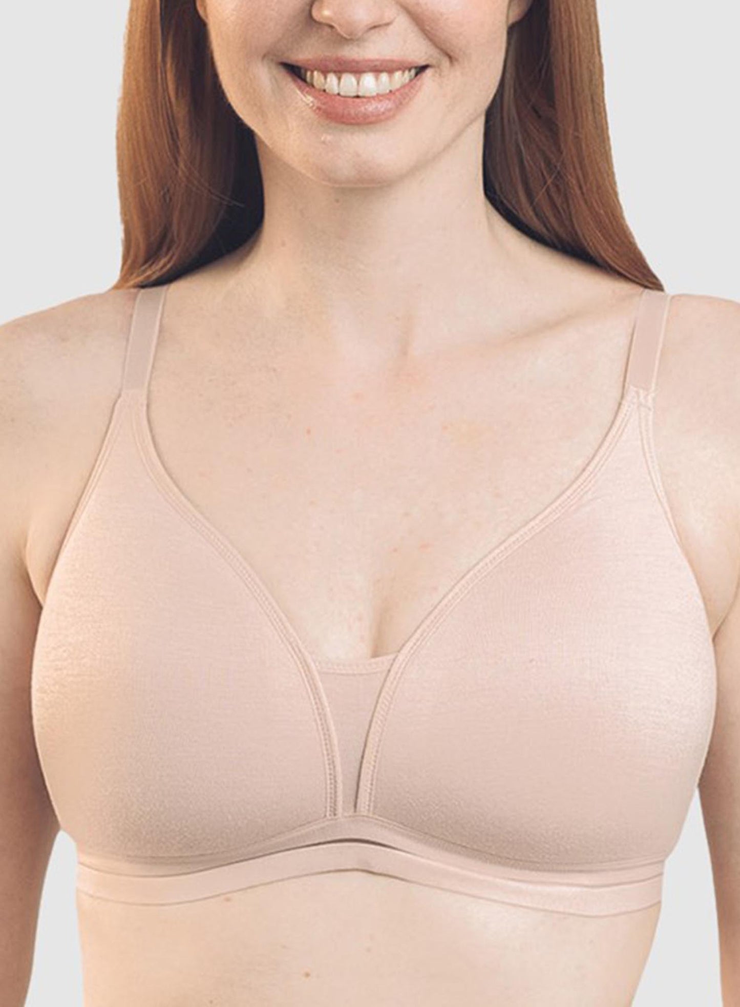 Royce Lingerie: Posie Racerback Wirefree T Shirt Style Teen Bra Single Blush